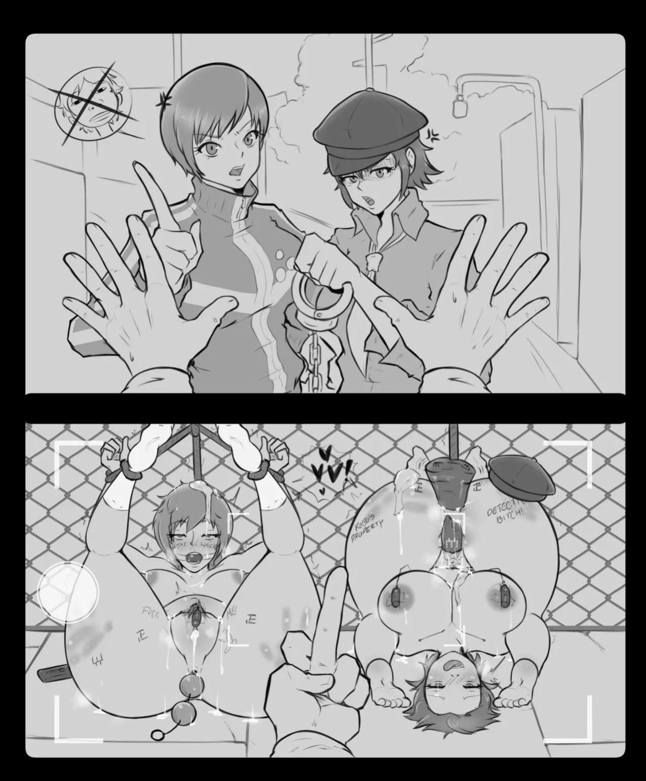 [Nayaase Beleguii and Ghost Nerdy] Kubo X Chie and Naoto [Persona 4]