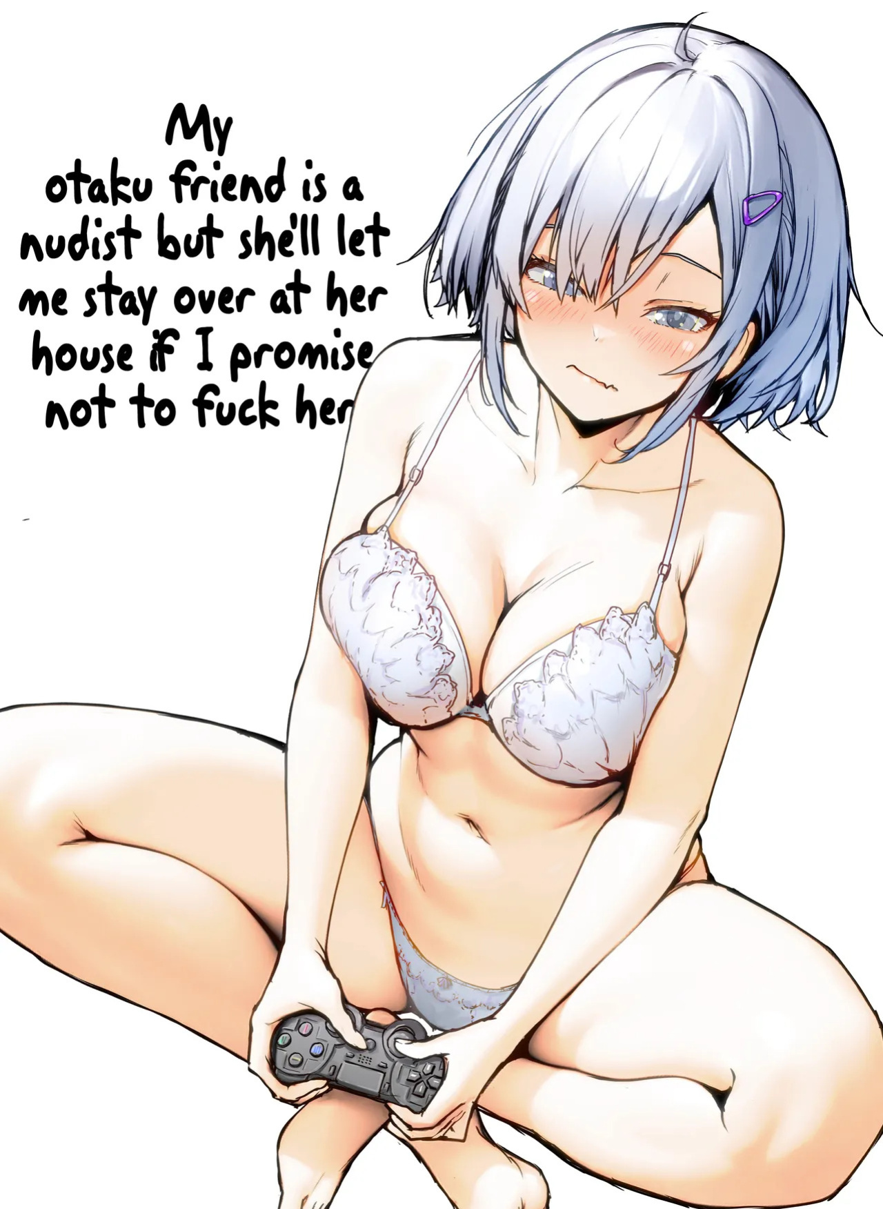 [Hikarino] Otatomo ga Razoku Datte Kedo Osouwanai Yakusoku de Tomatta Kekka | My Otaku Friend is a Nudist But She'll Let Me Stay Over At Her House If I Promise Not to Fuck Her [English] [Hikari no Kaze] [Digital]