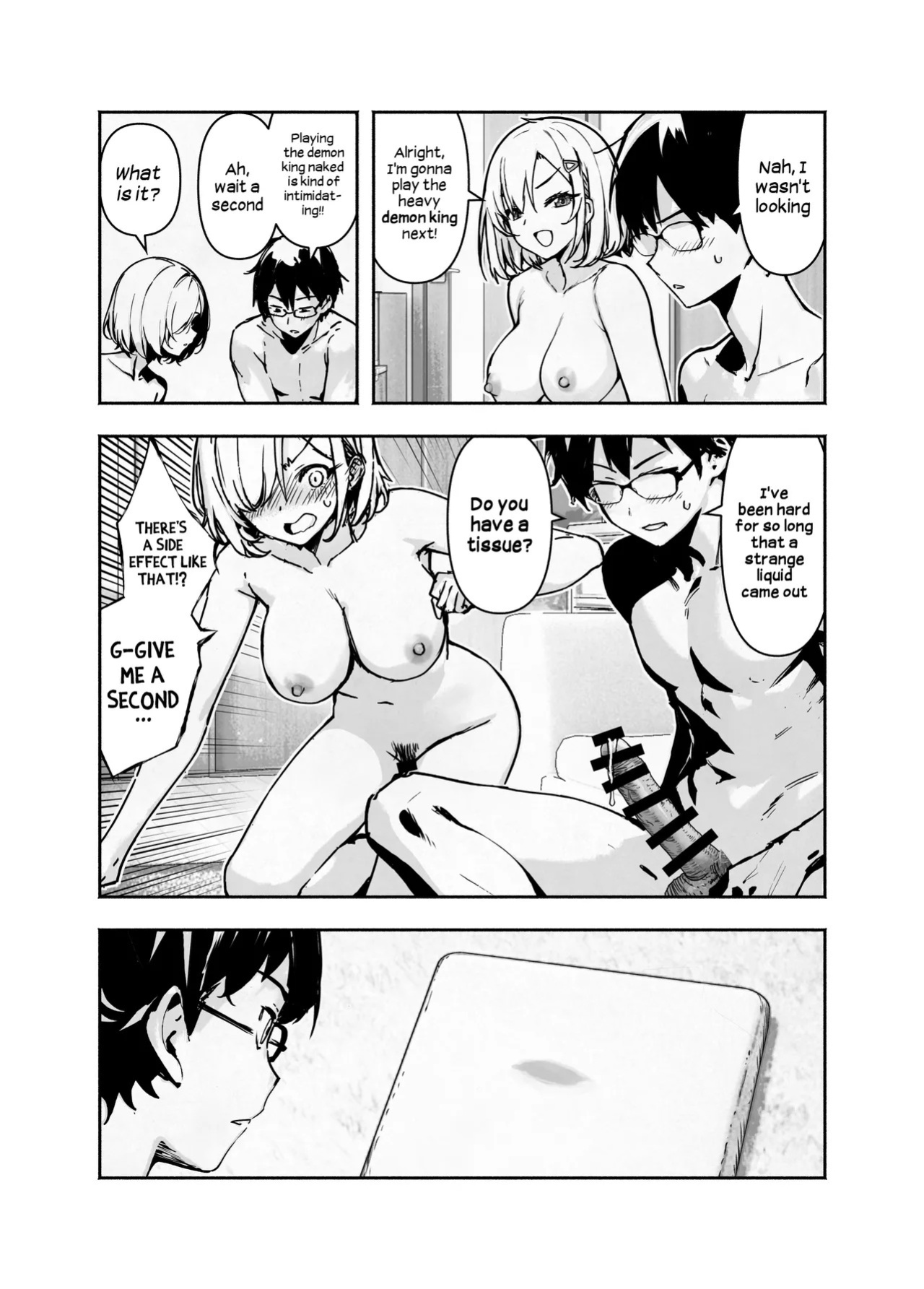 [Hikarino] Otatomo ga Razoku Datte Kedo Osouwanai Yakusoku de Tomatta Kekka | My Otaku Friend is a Nudist But She'll Let Me Stay Over At Her House If I Promise Not to Fuck Her [English] [Hikari no Kaze] [Digital]