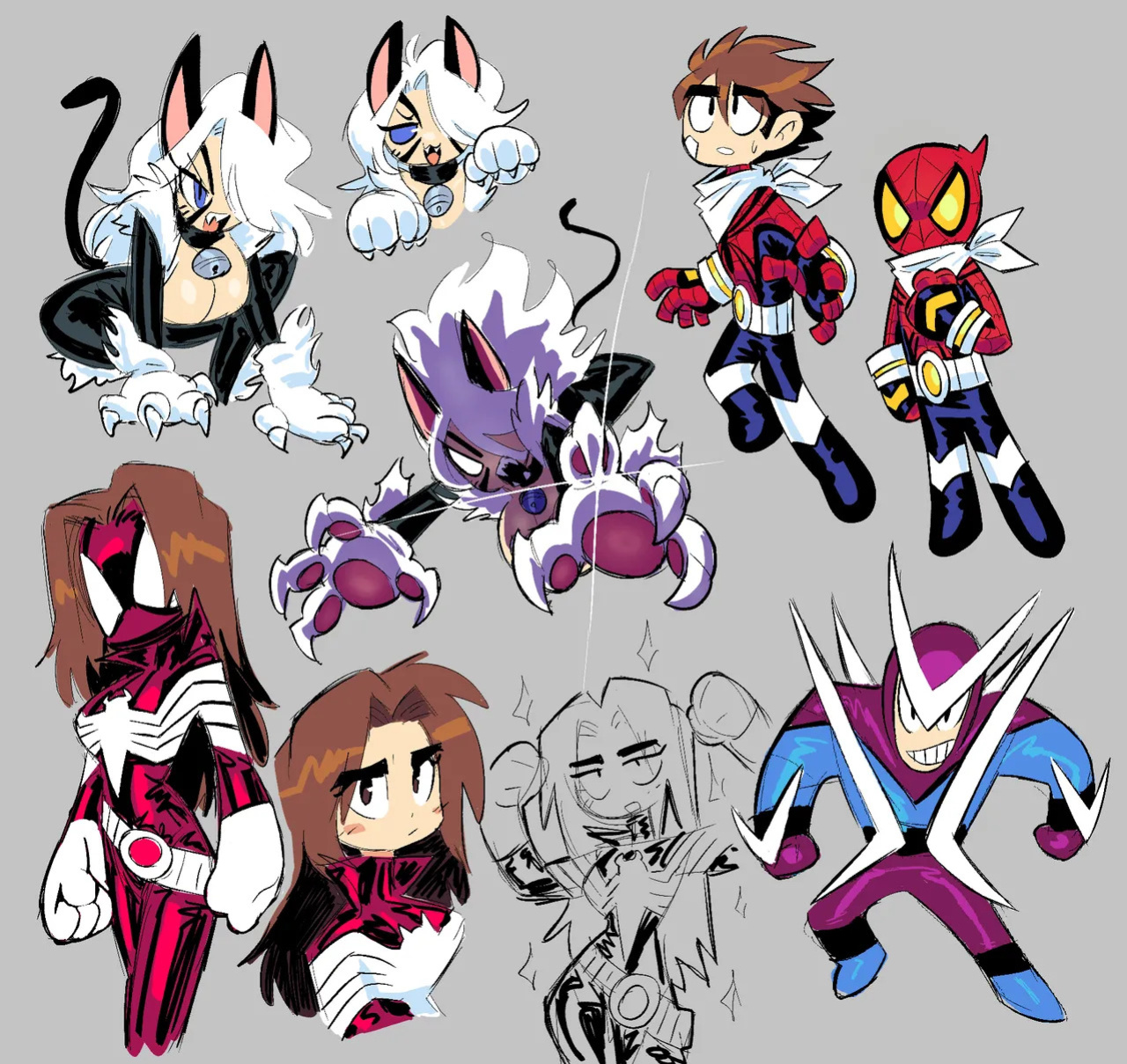[Theguywhodrawsalot] I sure love me some Marvel girls