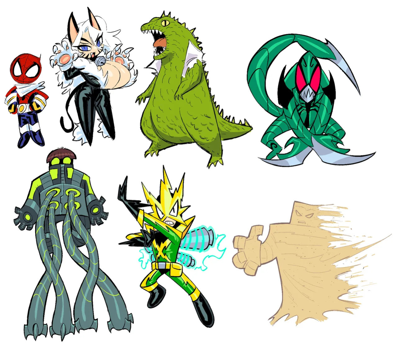 [Theguywhodrawsalot] I sure love me some Marvel girls
