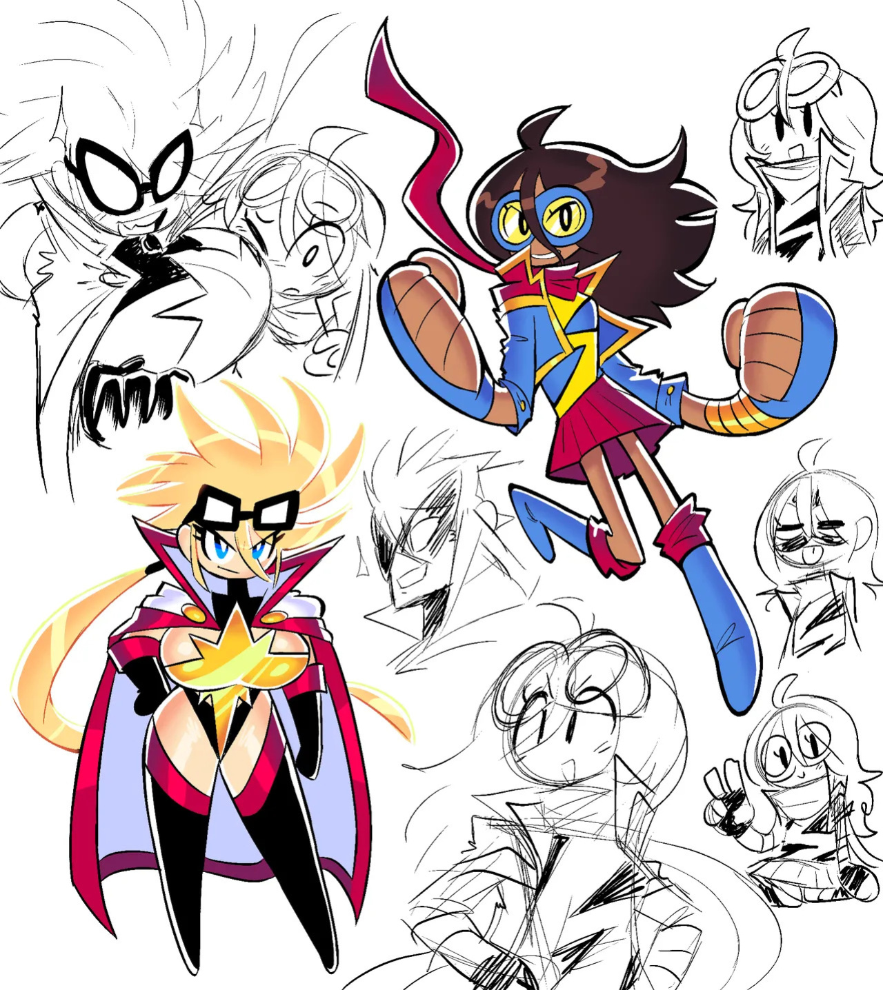 [Theguywhodrawsalot] I sure love me some Marvel girls