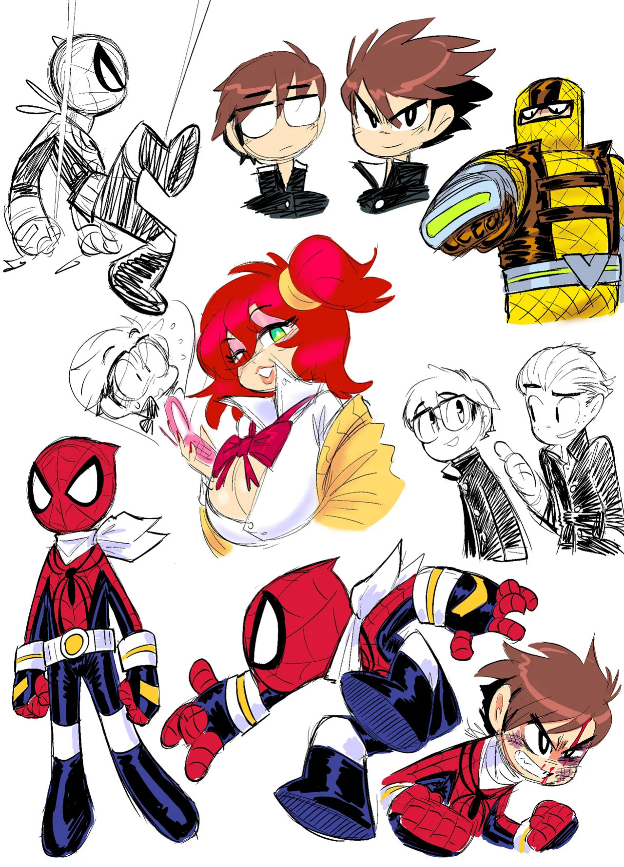 [Theguywhodrawsalot] I sure love me some Marvel girls
