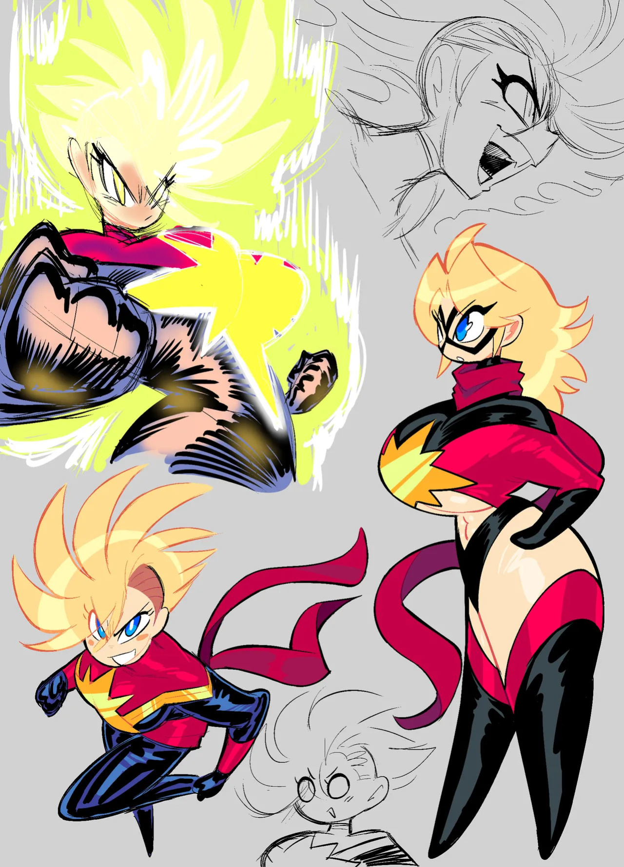 [Theguywhodrawsalot] I sure love me some Marvel girls