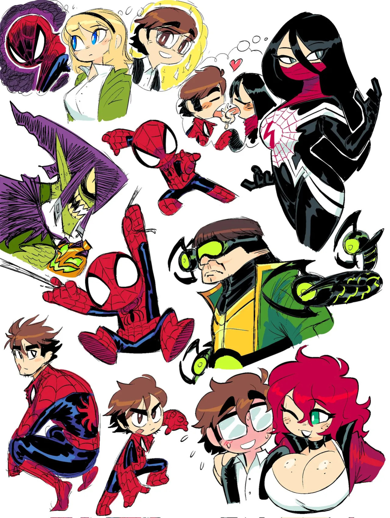 [Theguywhodrawsalot] I sure love me some Marvel girls