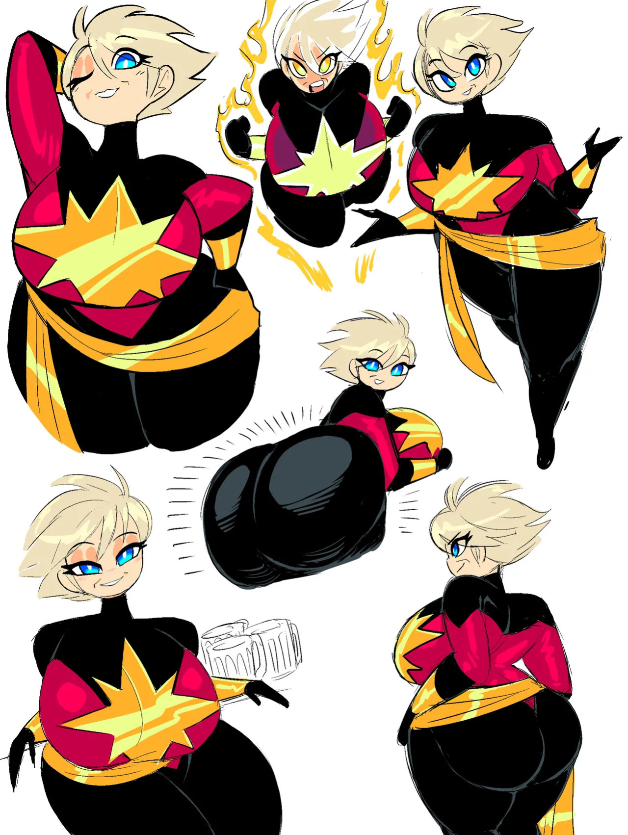 [Theguywhodrawsalot] I sure love me some Marvel girls
