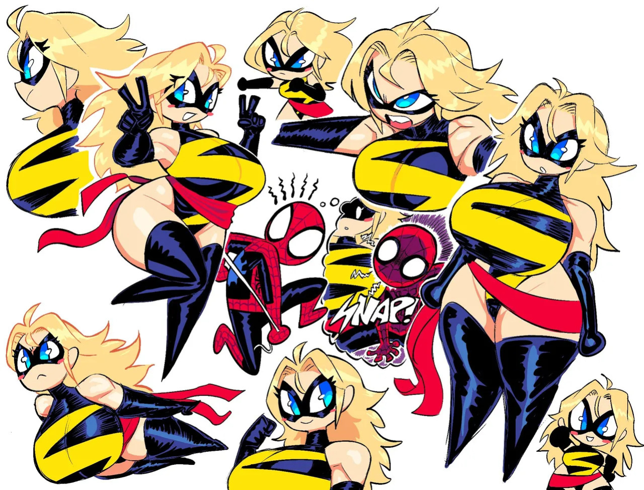 [Theguywhodrawsalot] I sure love me some Marvel girls