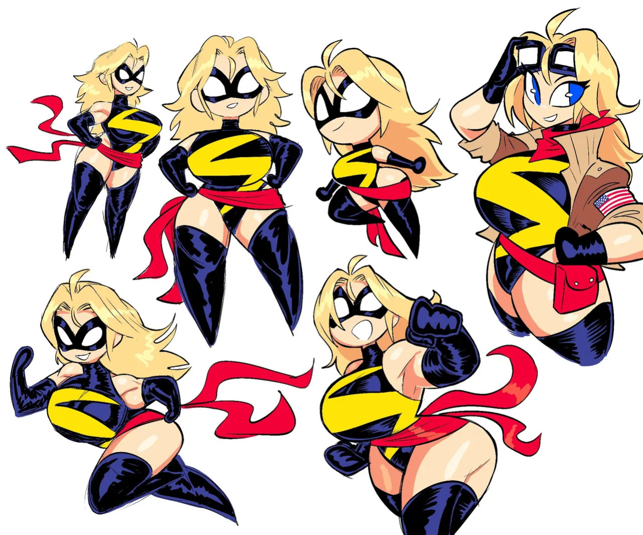 [Theguywhodrawsalot] I sure love me some Marvel girls