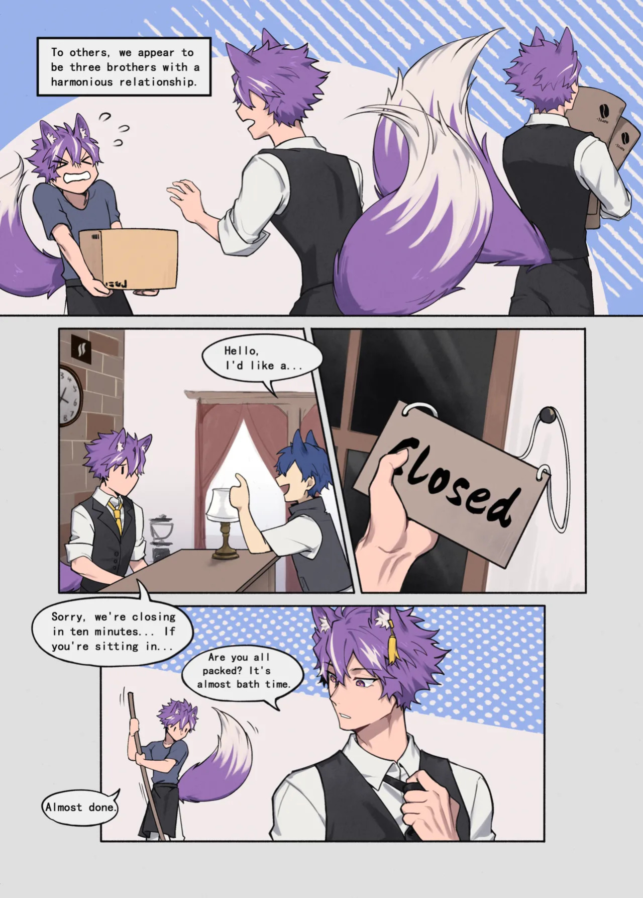 [PatientZ] "Three Purple Fox Brothers" [Recolors] [English]