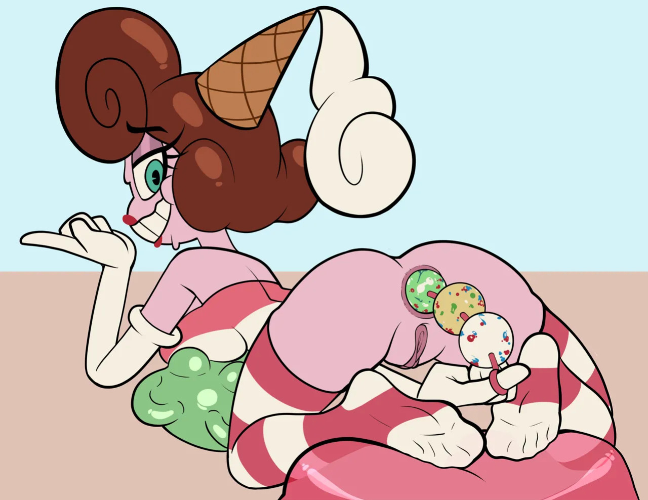 [Spiralart] Baroness von Bon Bon (Cuphead)