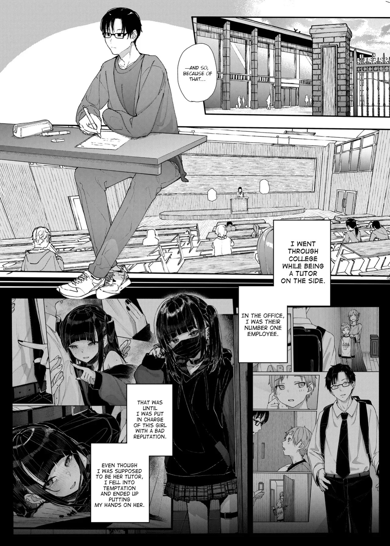 [Karamomo Tart (Kindatsu)] Majime na dake ga Torie no Boku ga Hametsu Ganbou no Seito ni Seiheki o Guchagucha ni Yugama sareta Hanashi 2 ~Dakara Boku wa Katei Kyoushi o Yameta 2~ Part 1 [English] [JCTL] [Digital]