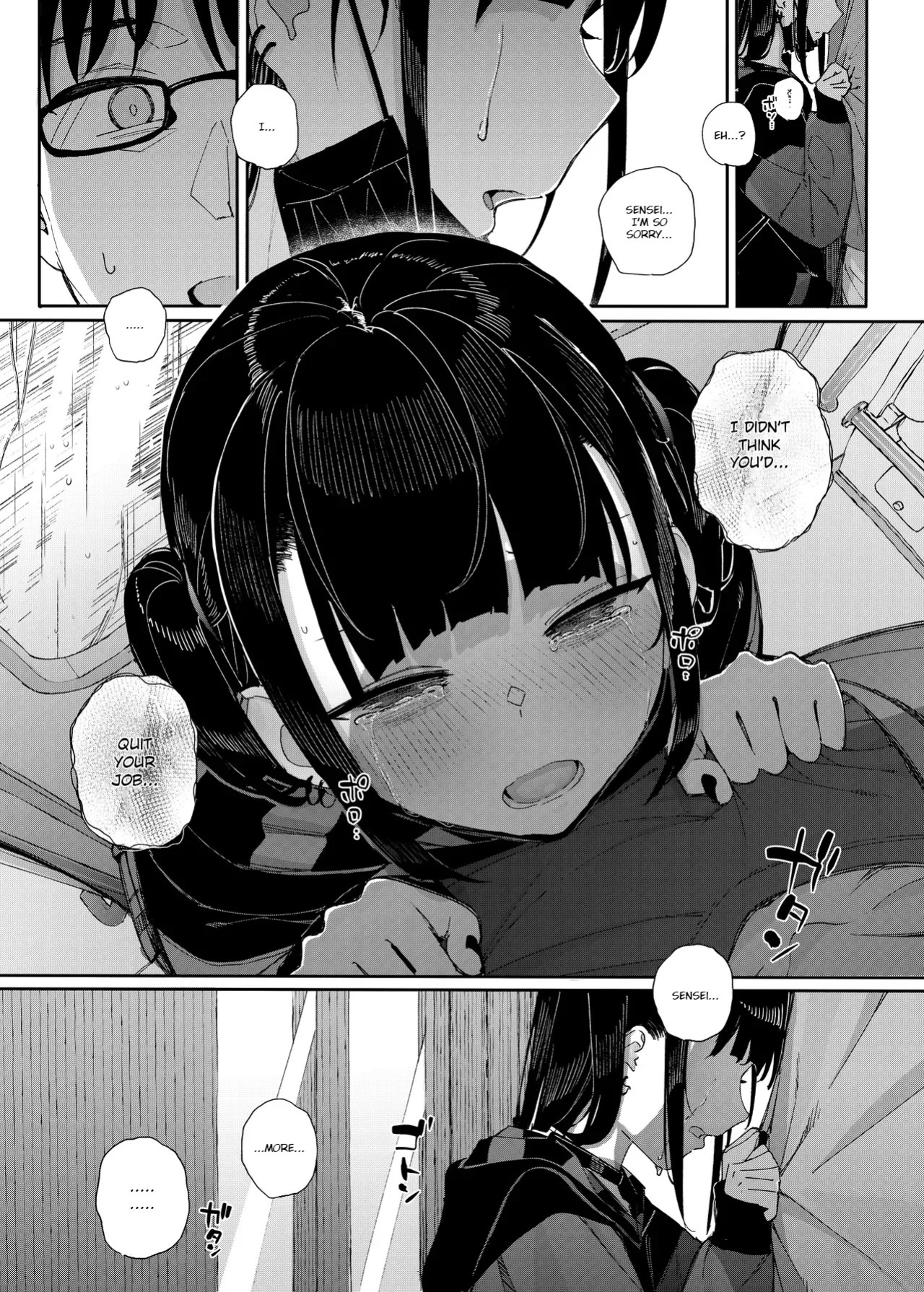 [Karamomo Tart (Kindatsu)] Majime na dake ga Torie no Boku ga Hametsu Ganbou no Seito ni Seiheki o Guchagucha ni Yugama sareta Hanashi 2 ~Dakara Boku wa Katei Kyoushi o Yameta 2~ Part 1 [English] [JCTL] [Digital]