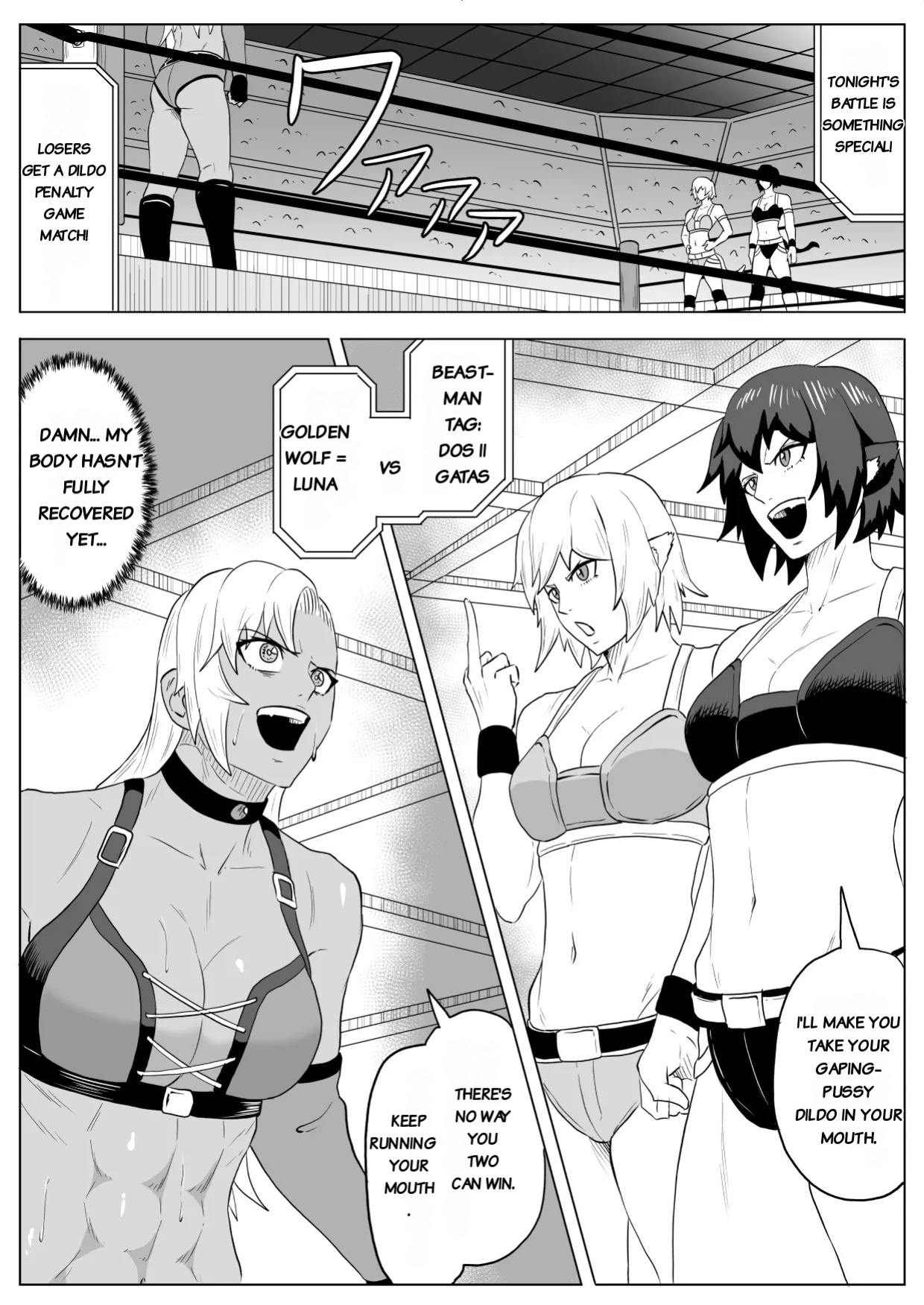 [Haru Tanuki-ya] Golden Wolf Luna Kutsujoku ProWres 4