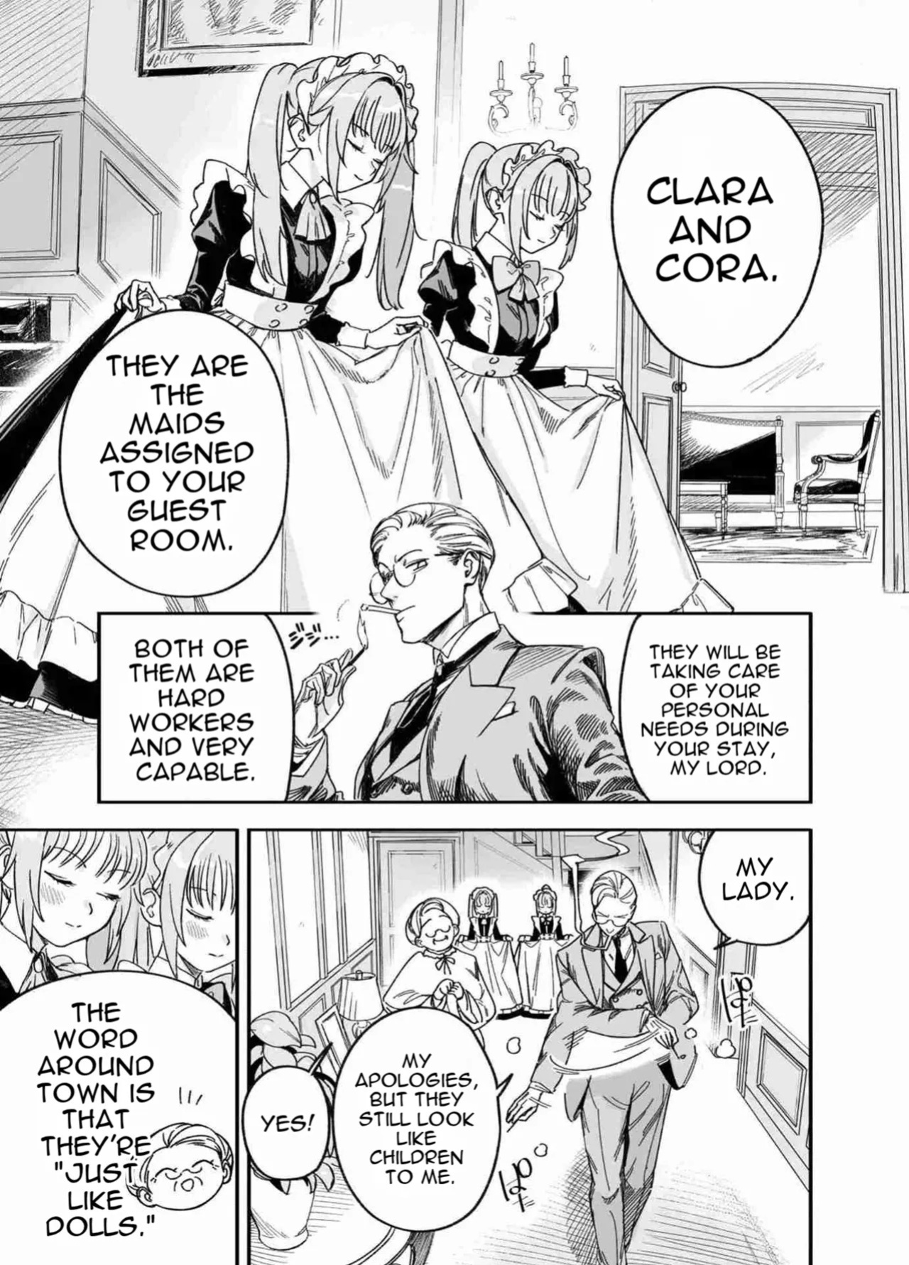 [F no Kottoubako (Onizuka Frill)] Futago Maid no Clara to Cola: Sei no Mezame! [English]