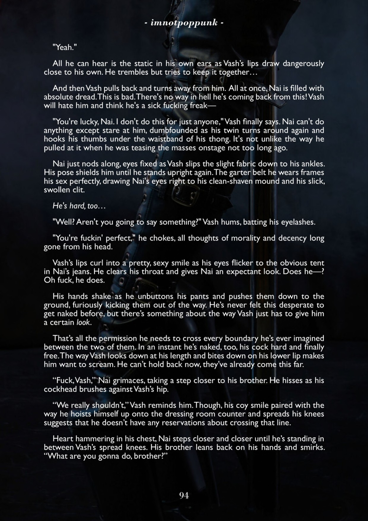 A Song of Brothers: A Knives x Vash Zine (Pages)