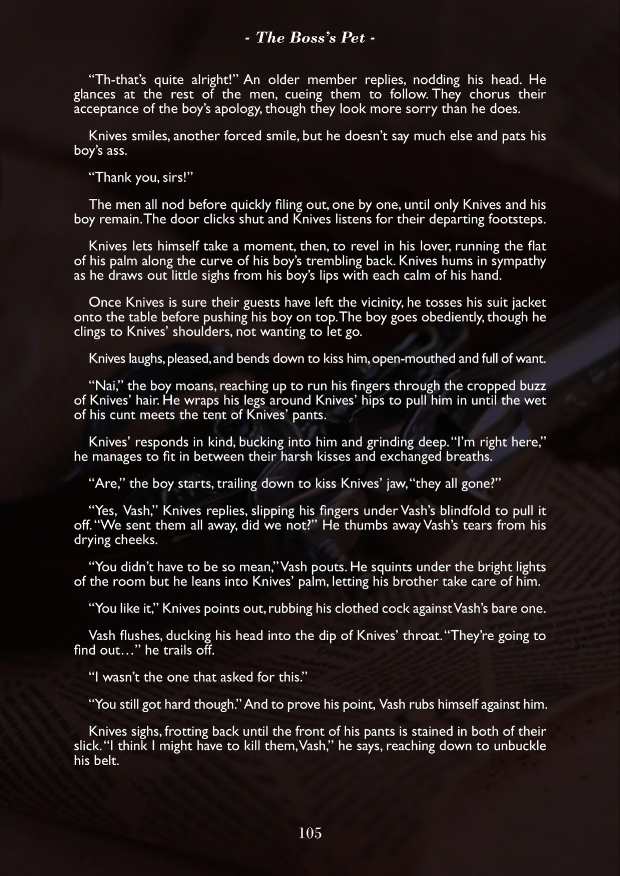 A Song of Brothers: A Knives x Vash Zine (Pages)