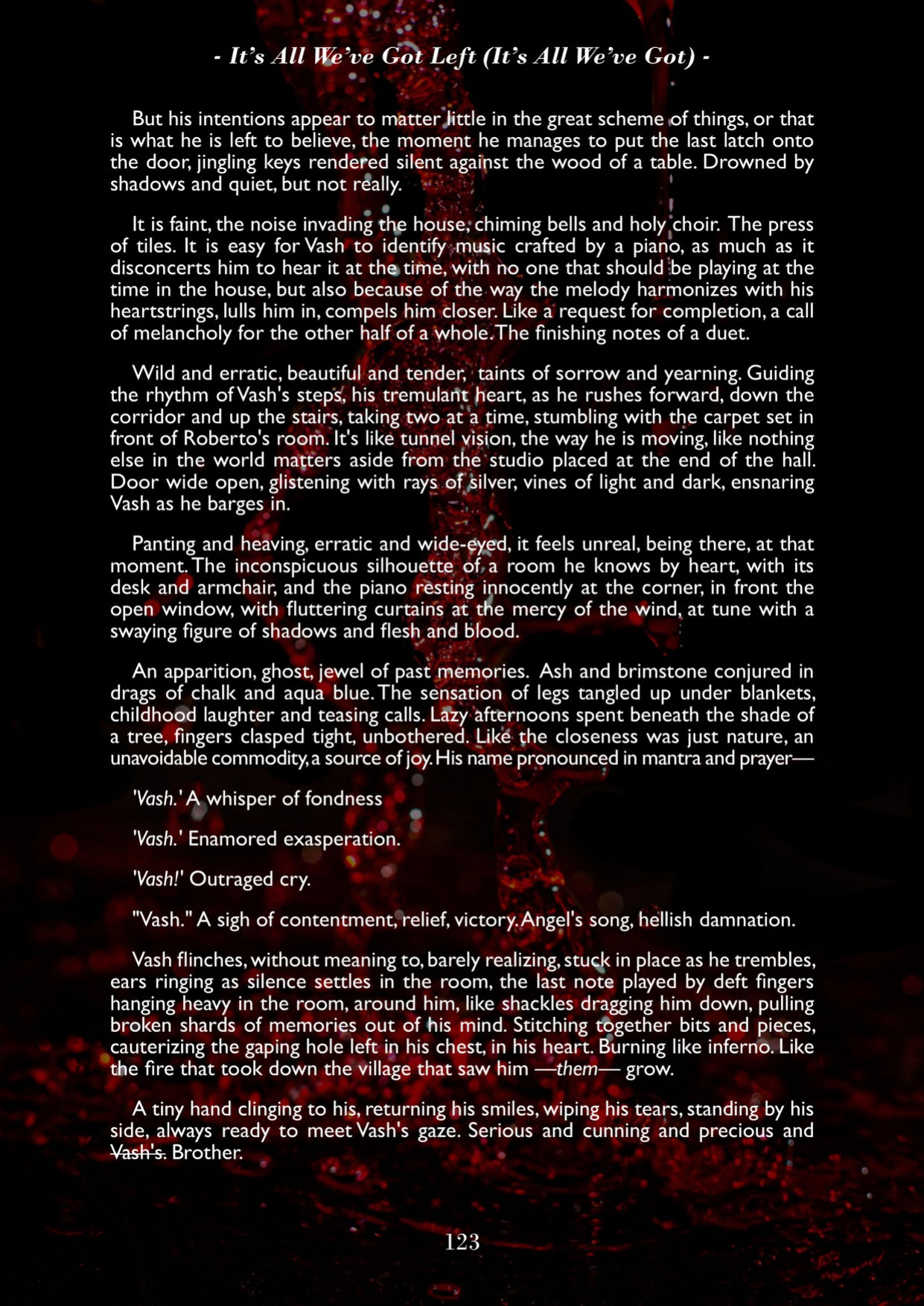 A Song of Brothers: A Knives x Vash Zine (Pages)