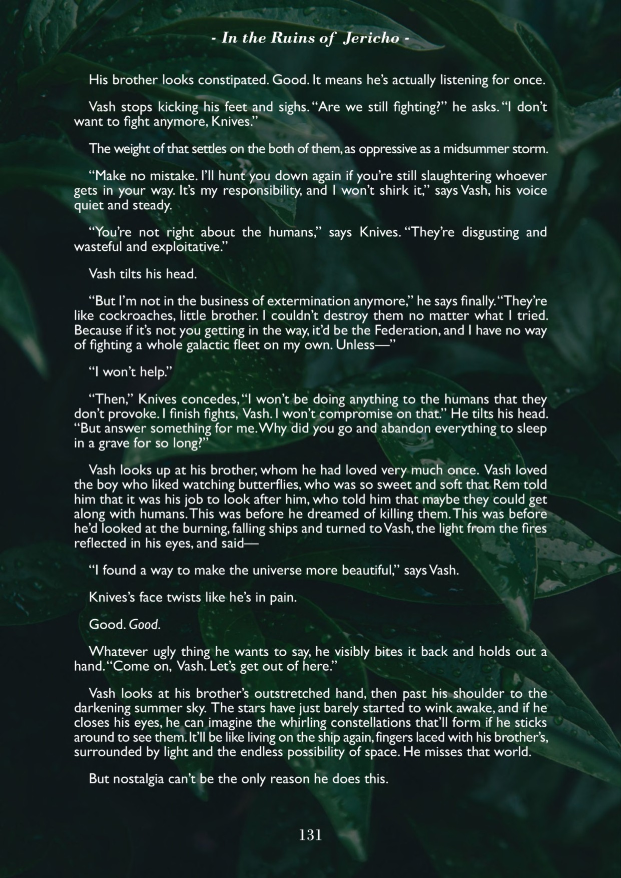 A Song of Brothers: A Knives x Vash Zine (Pages)