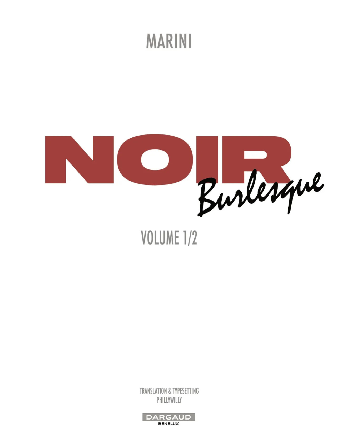 [Enrico Marini] Noir Burlesque 01 (ENG)
