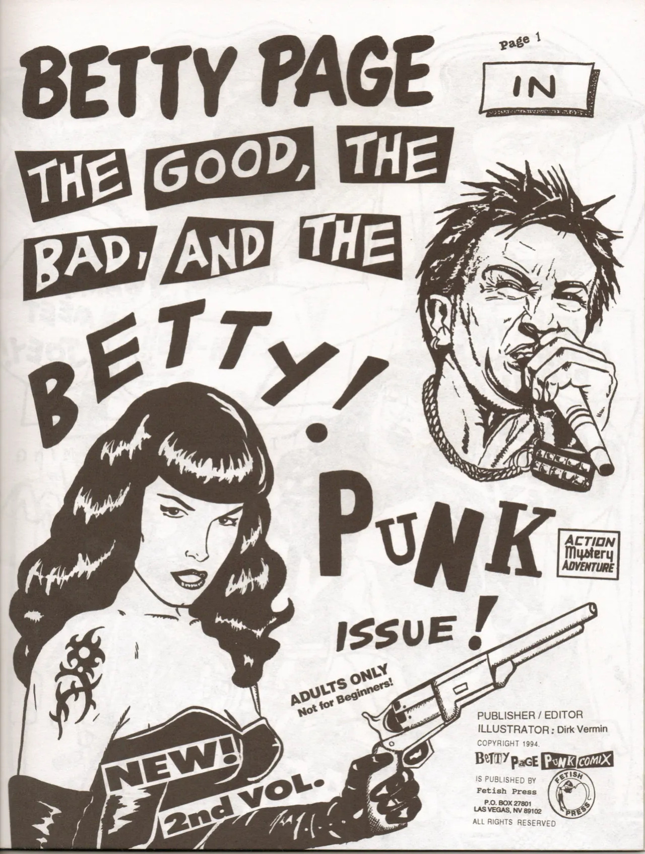 Betty Page Punk Comix #2