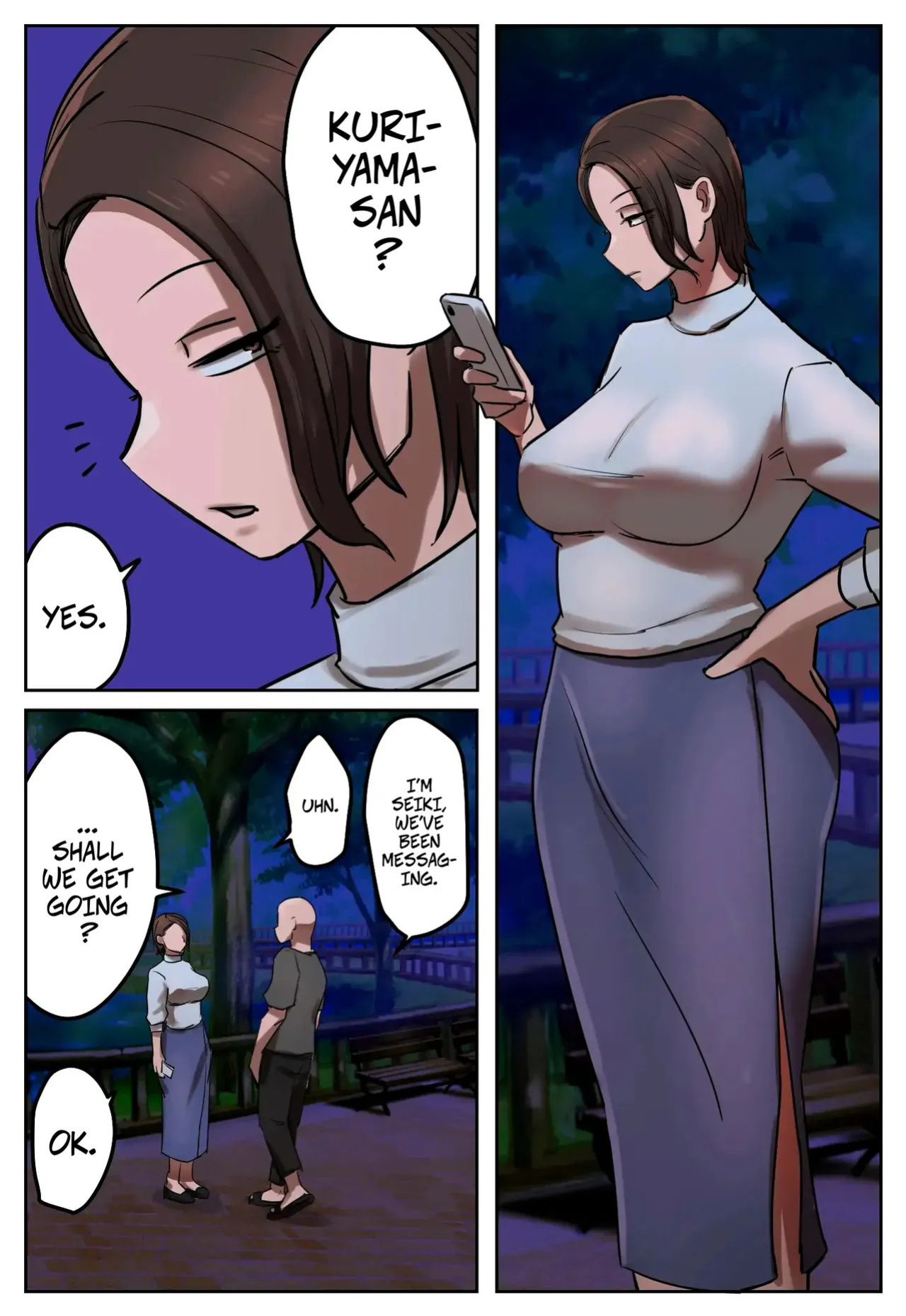 [Chotto B-Sen] Fukushū Yami Baito "Watashi no Moto Tsuma o Ninshin Sasete Hoshī" | My Part-Time Job Is Getting Revenge: Get My Ex-Wife Pregnant [Full Color-ban] [English]