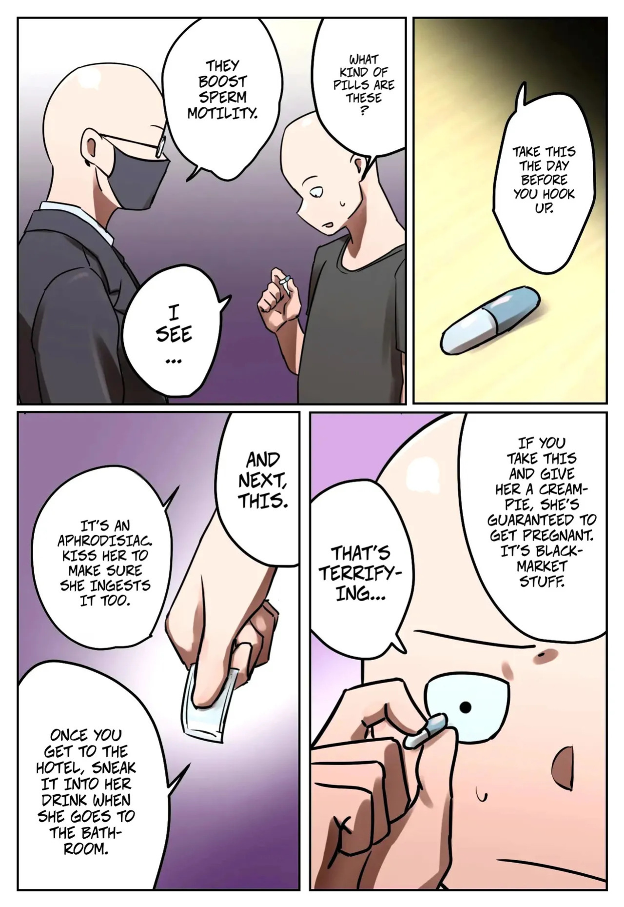 [Chotto B-Sen] Fukushū Yami Baito "Watashi no Moto Tsuma o Ninshin Sasete Hoshī" | My Part-Time Job Is Getting Revenge: Get My Ex-Wife Pregnant [Full Color-ban] [English]