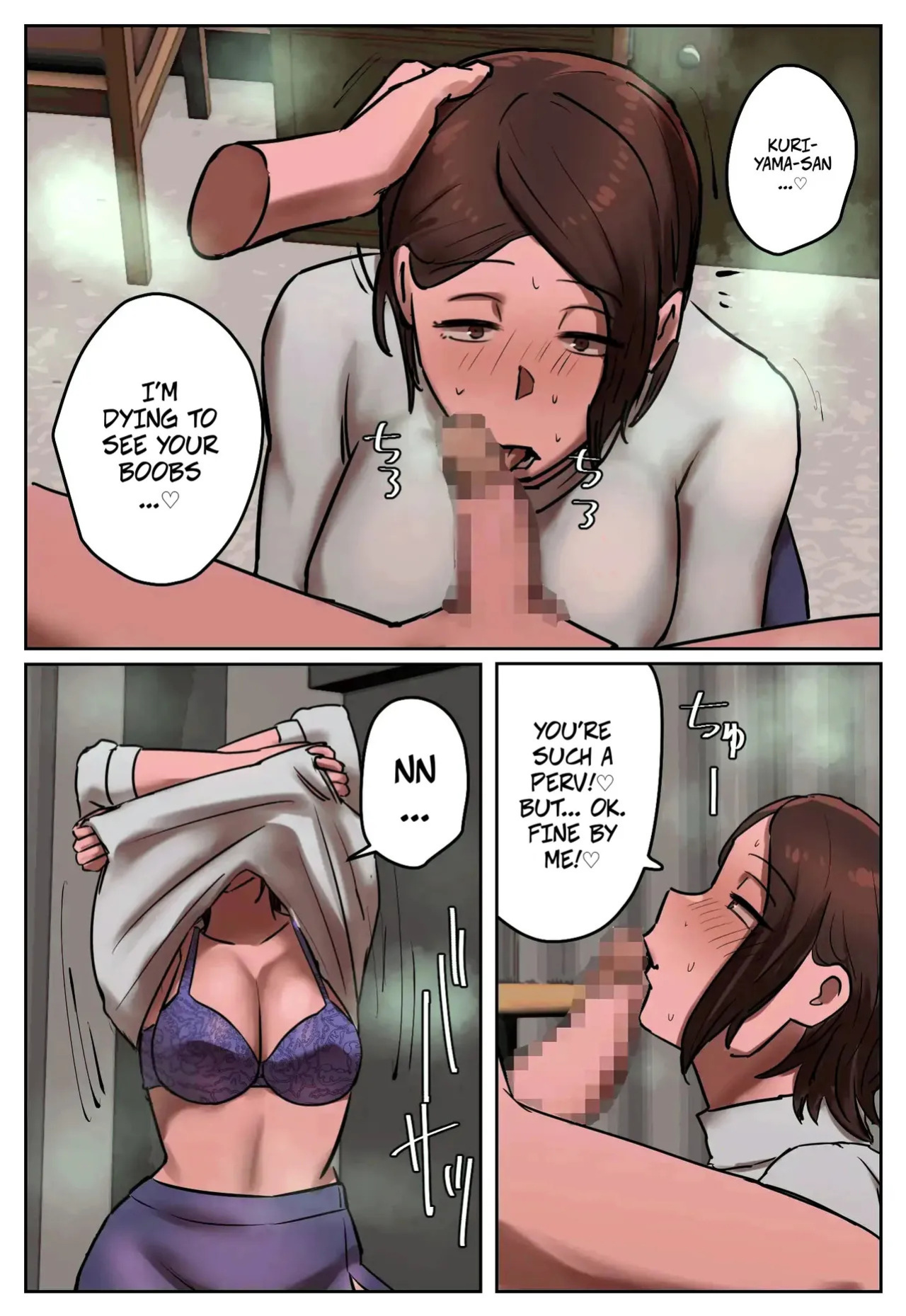 [Chotto B-Sen] Fukushū Yami Baito "Watashi no Moto Tsuma o Ninshin Sasete Hoshī" | My Part-Time Job Is Getting Revenge: Get My Ex-Wife Pregnant [Full Color-ban] [English]
