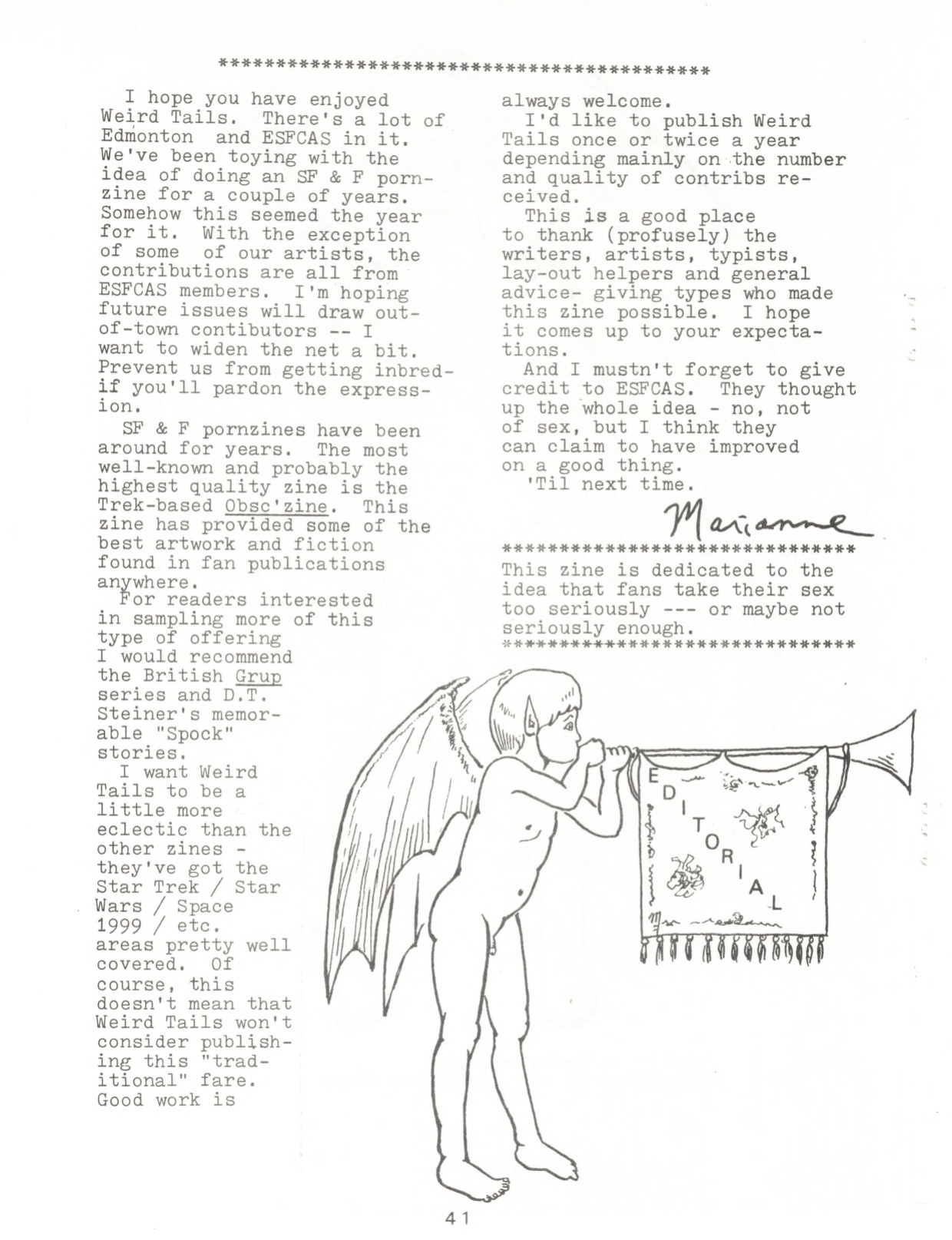 [Edmonton Science Fiction and Comic Arts Society] Weird Tails 1979