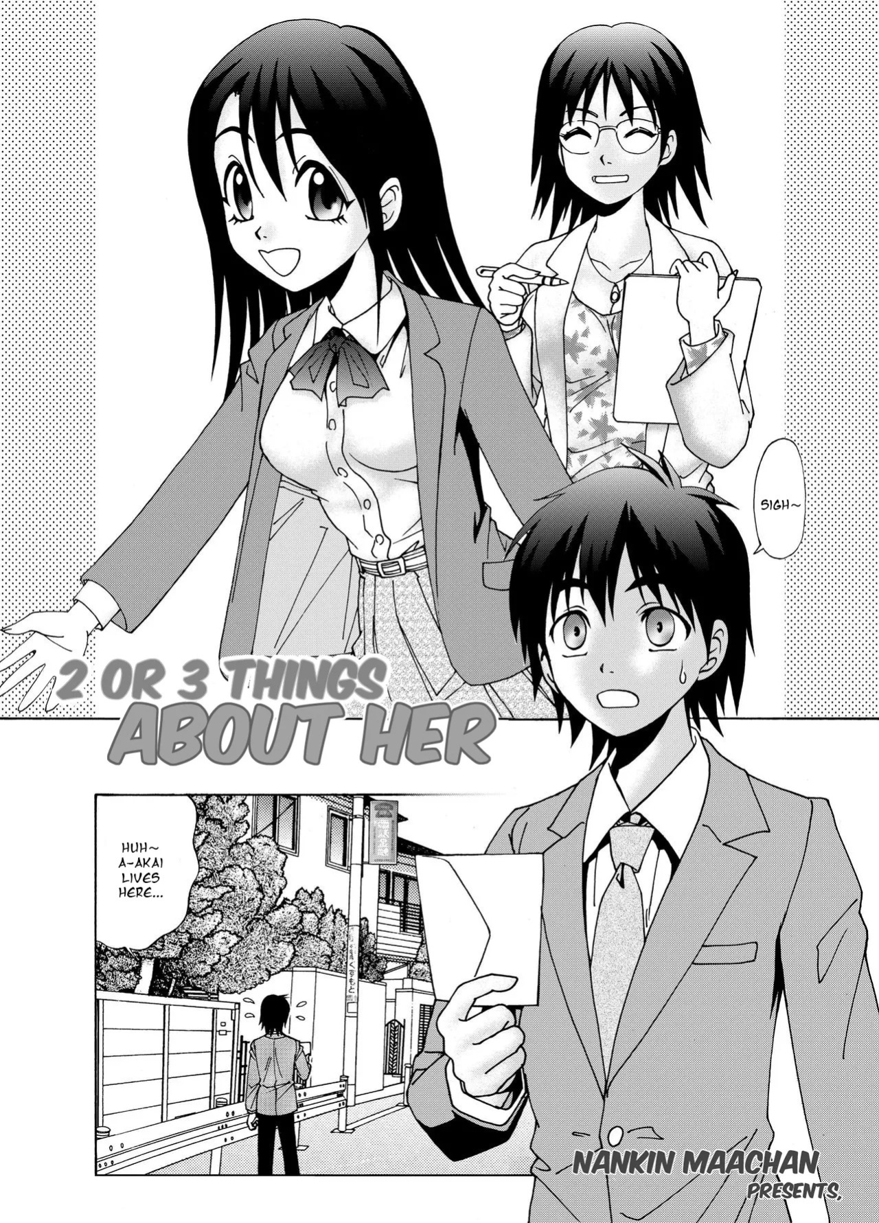[Nankin Honpo (Nankin Maachan)] Kanojo ni Matsuwaru 2, 3 no Jijou | 2 or 3 things about her [English]