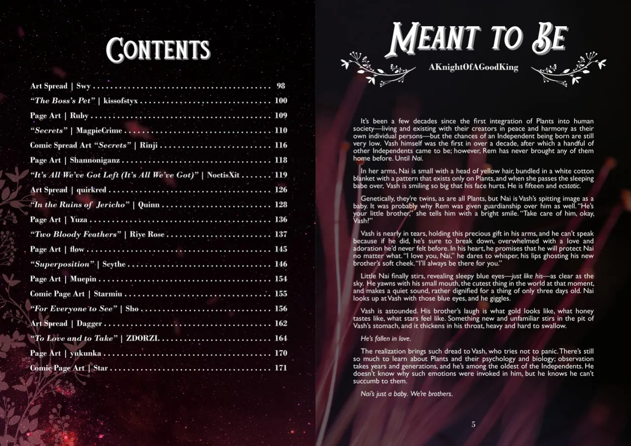 A Song of Brothers: A Knives x Vash Zine (Spreads)