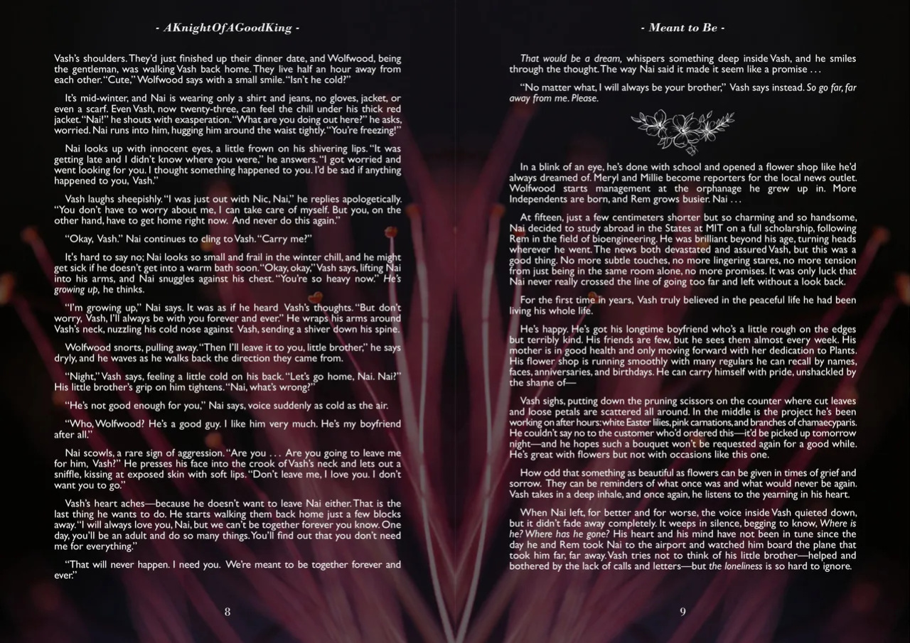 A Song of Brothers: A Knives x Vash Zine (Spreads)