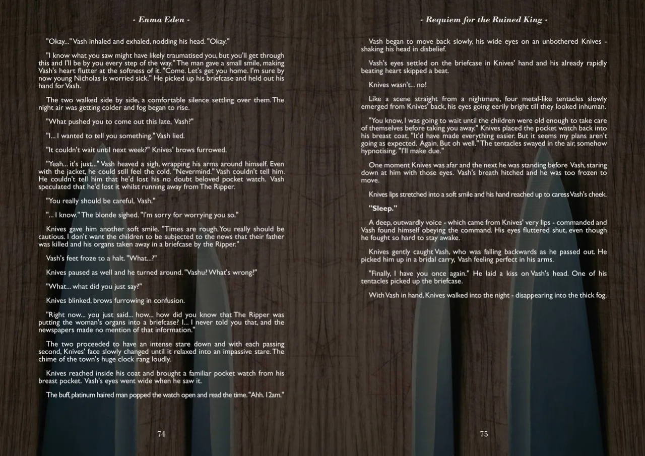 A Song of Brothers: A Knives x Vash Zine (Spreads)