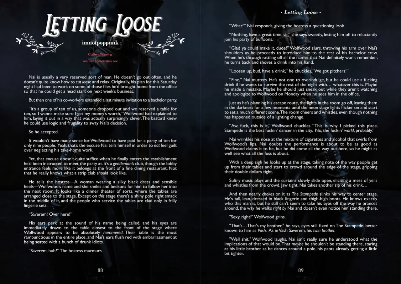 A Song of Brothers: A Knives x Vash Zine (Spreads)