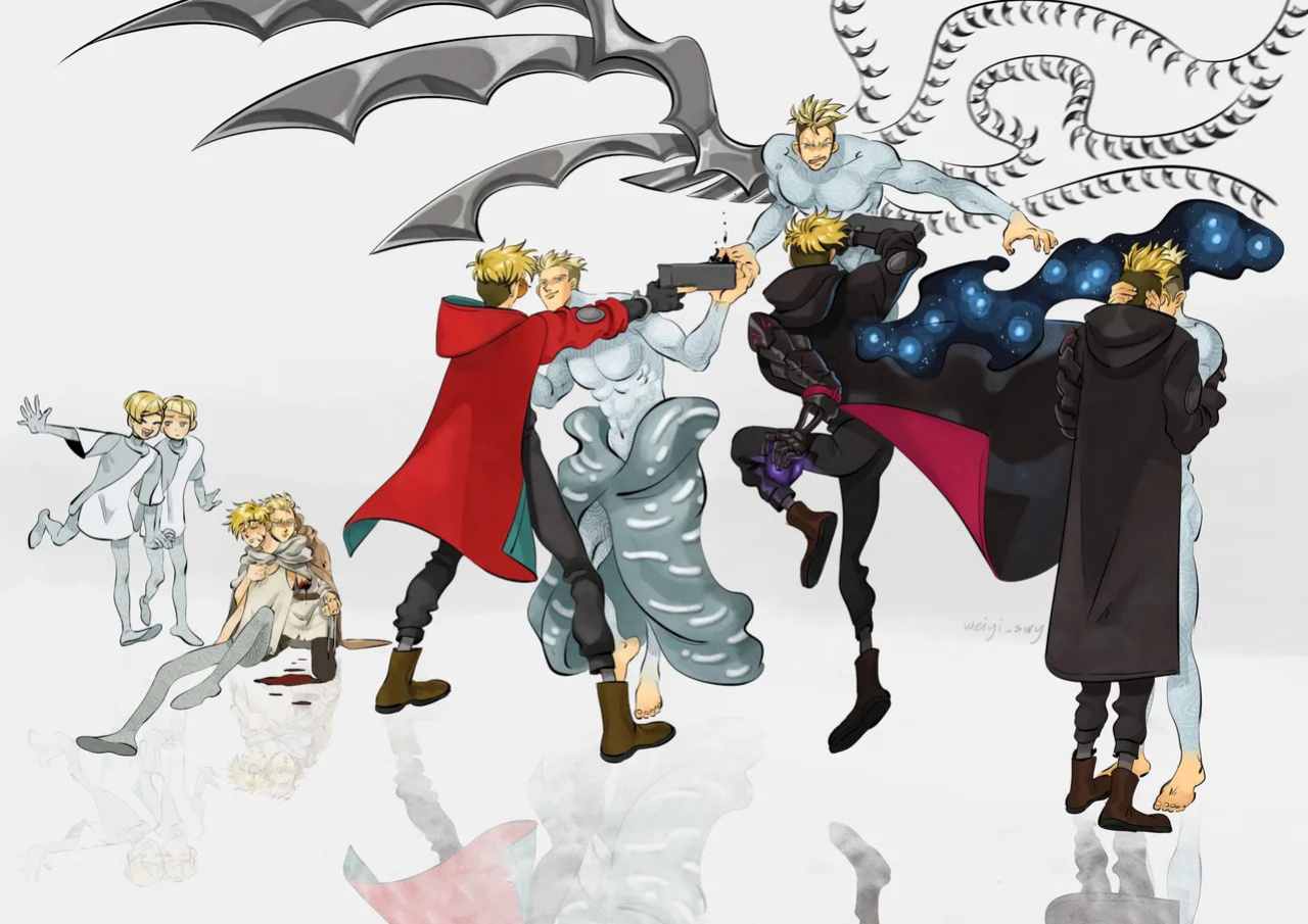A Song of Brothers: A Knives x Vash Zine (Spreads)
