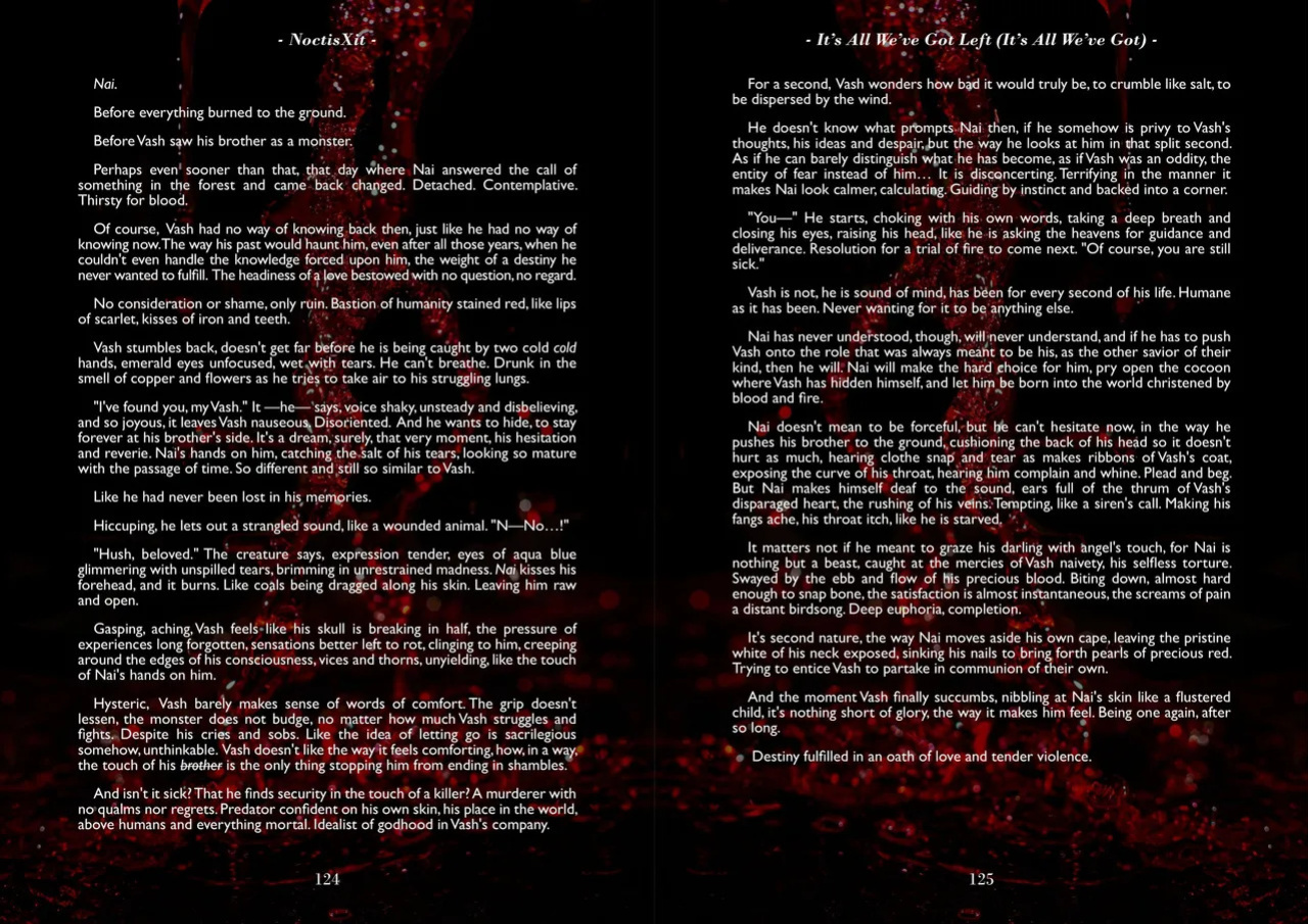 A Song of Brothers: A Knives x Vash Zine (Spreads)