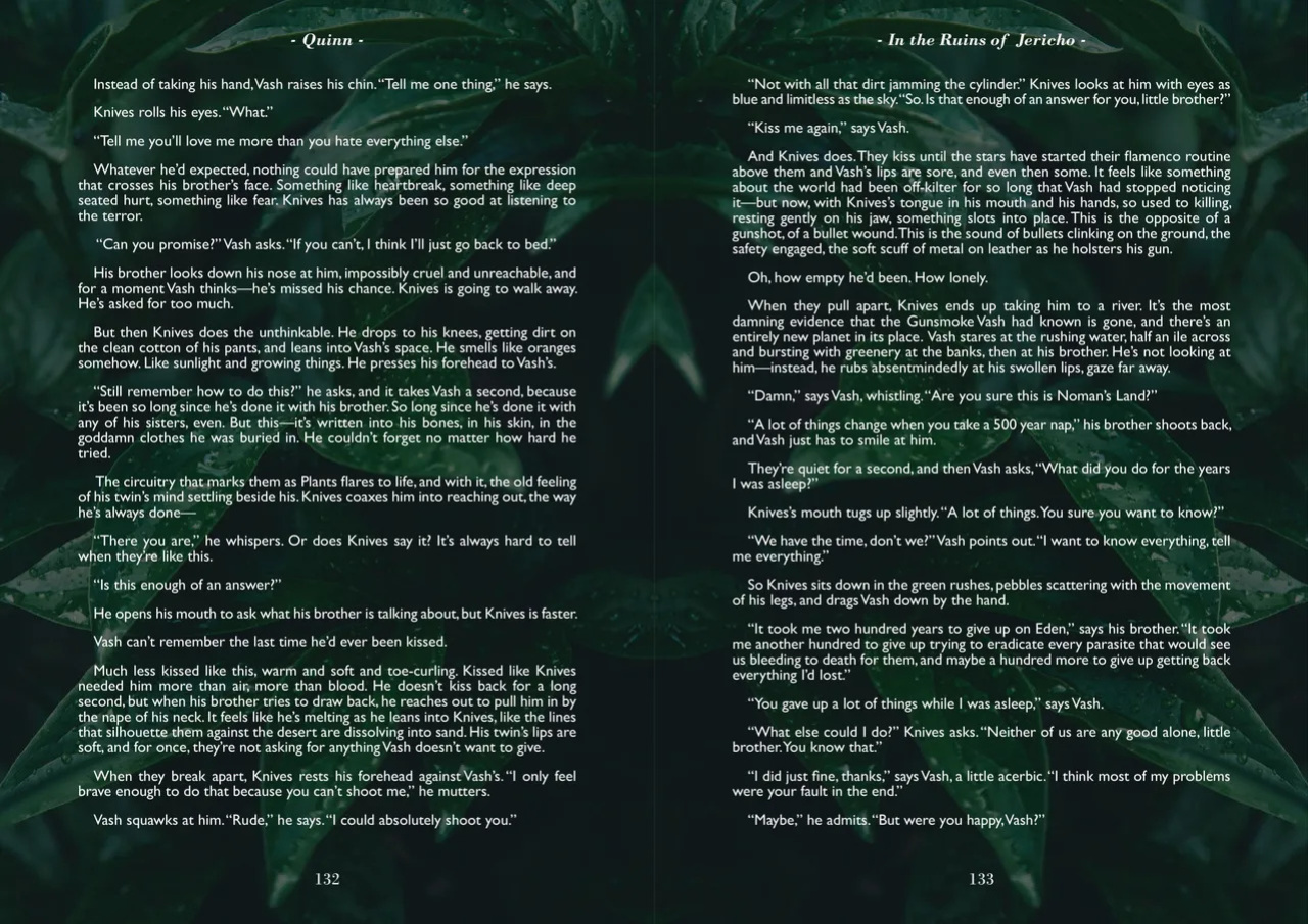 A Song of Brothers: A Knives x Vash Zine (Spreads)