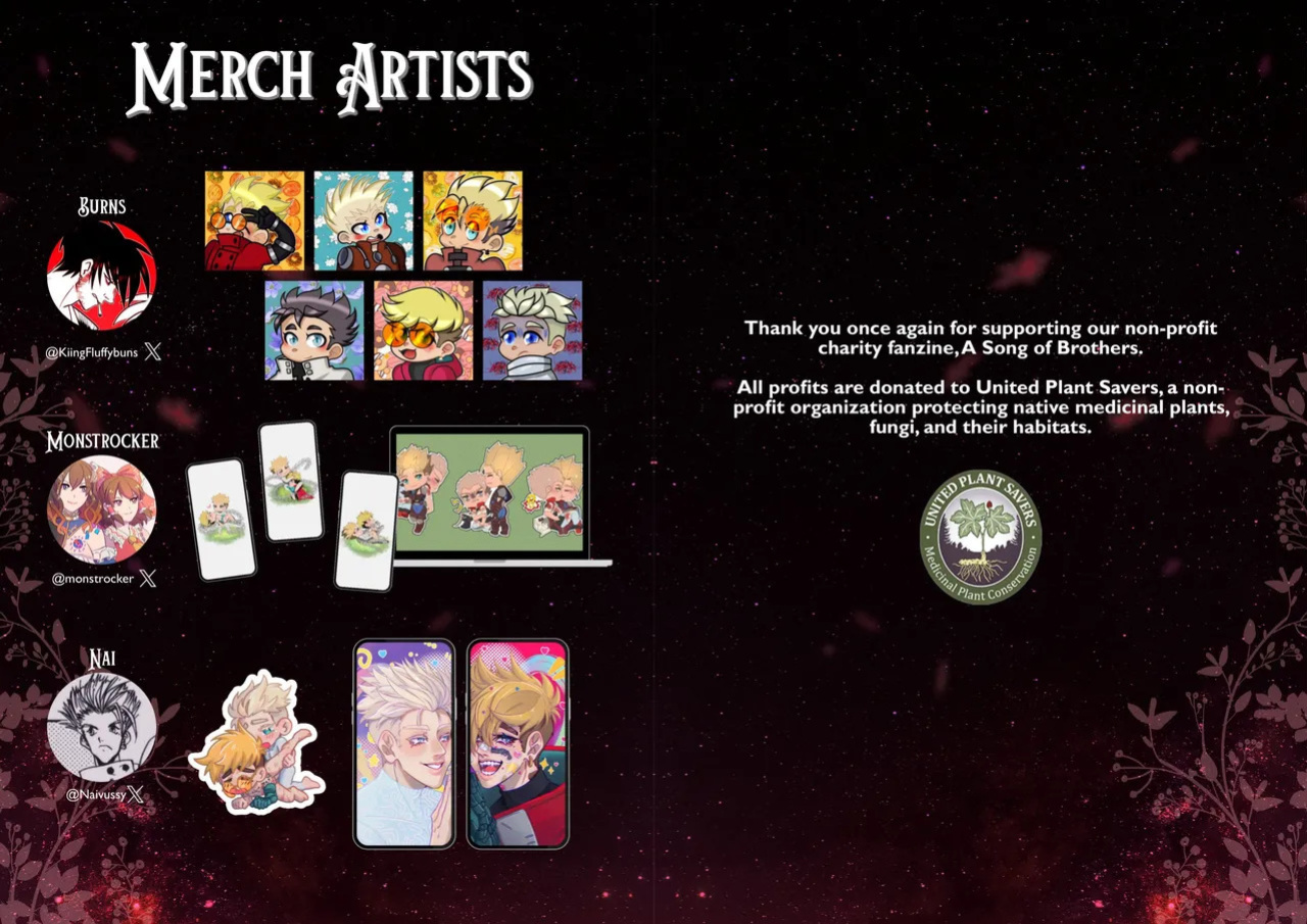 A Song of Brothers: A Knives x Vash Zine (Spreads)