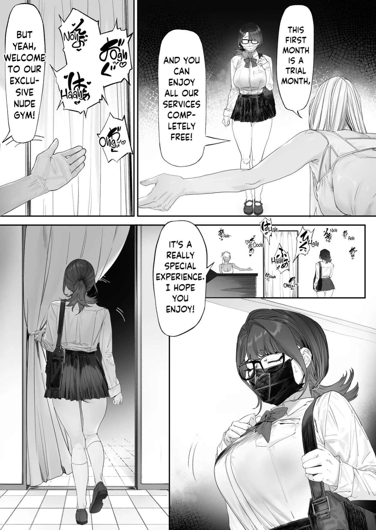 [Mitsukyoku Koubou (AWMC / Keinv)] Kaiinsei Zenra Gym - Chakui Kinshi | Members-Only Nude Gym: No Clothing Allowed [English] [skibidibenki]