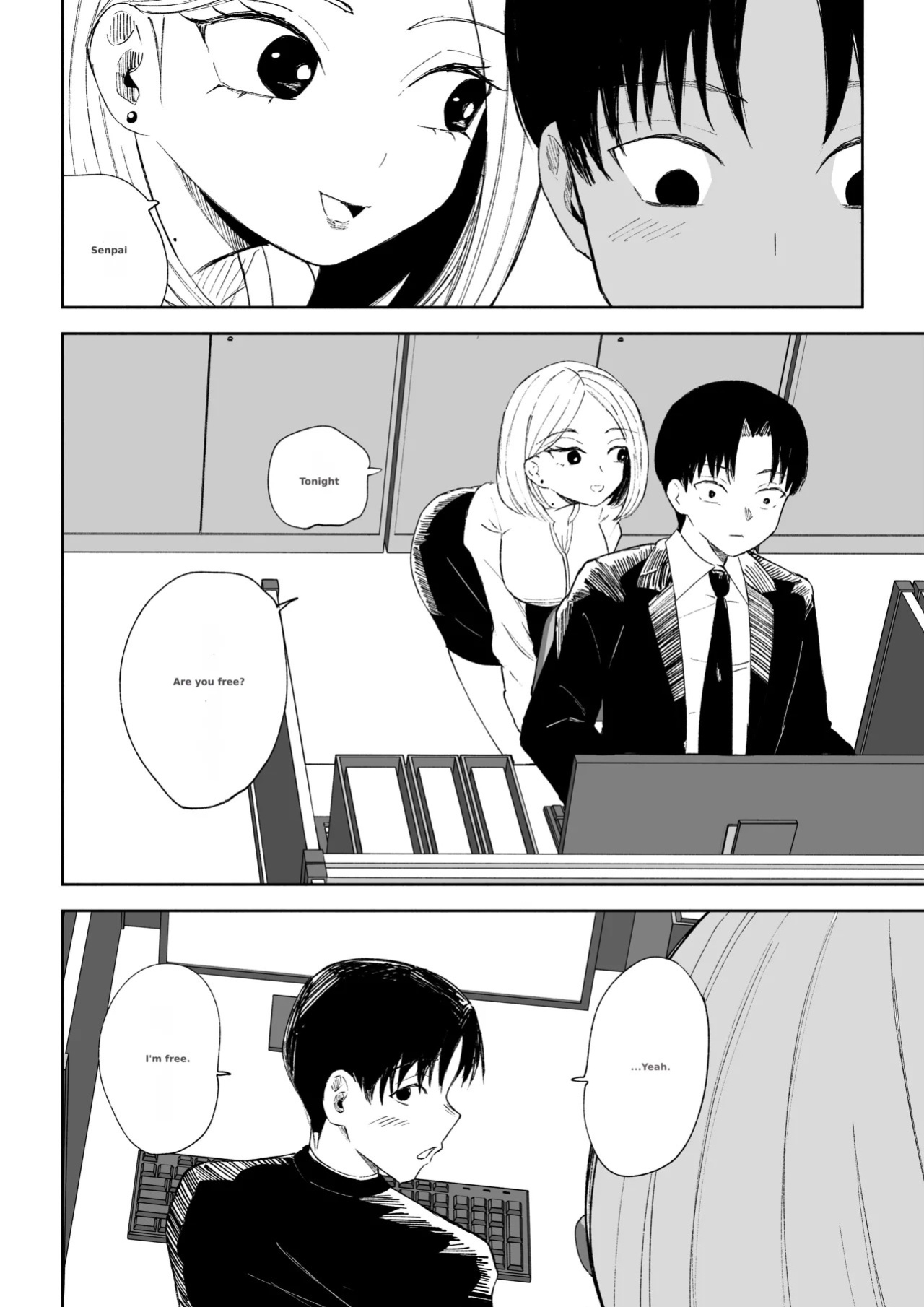 [Roki] Kaisha no Kouhai ni Keigo de Semerare Oshioki Sarechau Hanashi | A story about being lectured in polite language and overpowered by a junior colleague at the company [English]