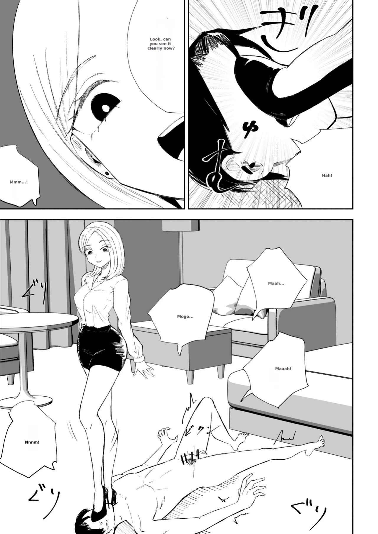[Roki] Kaisha no Kouhai ni Keigo de Semerare Oshioki Sarechau Hanashi | A story about being lectured in polite language and overpowered by a junior colleague at the company [English]