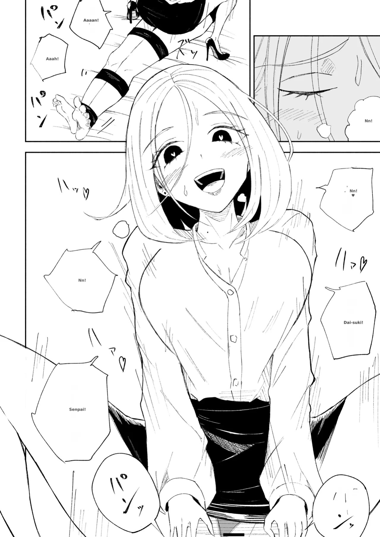 [Roki] Kaisha no Kouhai ni Keigo de Semerare Oshioki Sarechau Hanashi | A story about being lectured in polite language and overpowered by a junior colleague at the company [English]