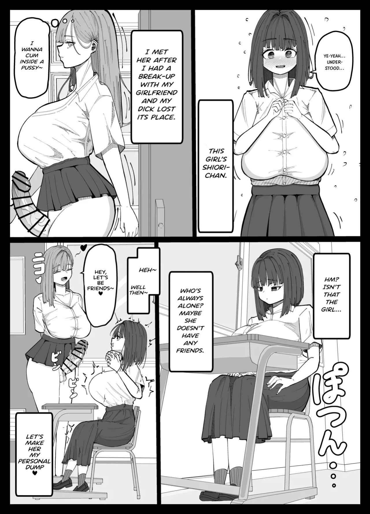 [Atafutafutaaba] Tomodachi ga Inai InCha-chan o Onaho ni Suru Futanari Gal no Hanashi | The Story of a Futanari Gal Who Turns Her Friendless Introverted Girl Into an Onahole [English]