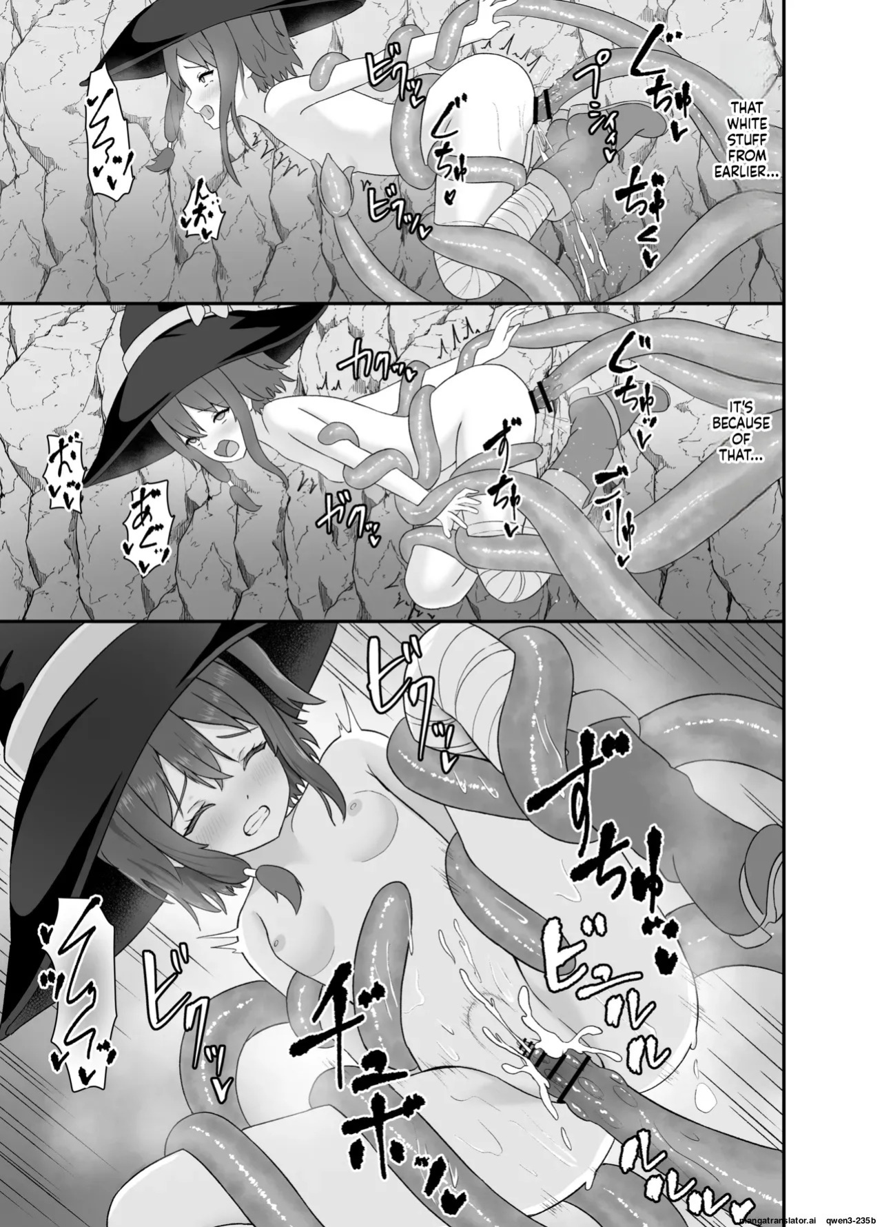 [Sakeru Buta (Asakura Takumi)] Tsuyoki na Madou Shoujo to Shokushu no Ori -Dungeon nite Shokushu ni Otsuru- [English] [SCANMTL]