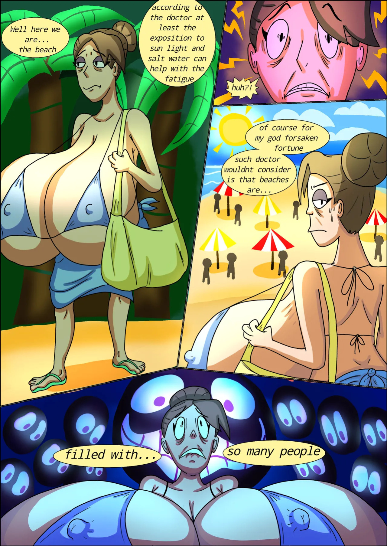 Marie's Day at the beach + textless