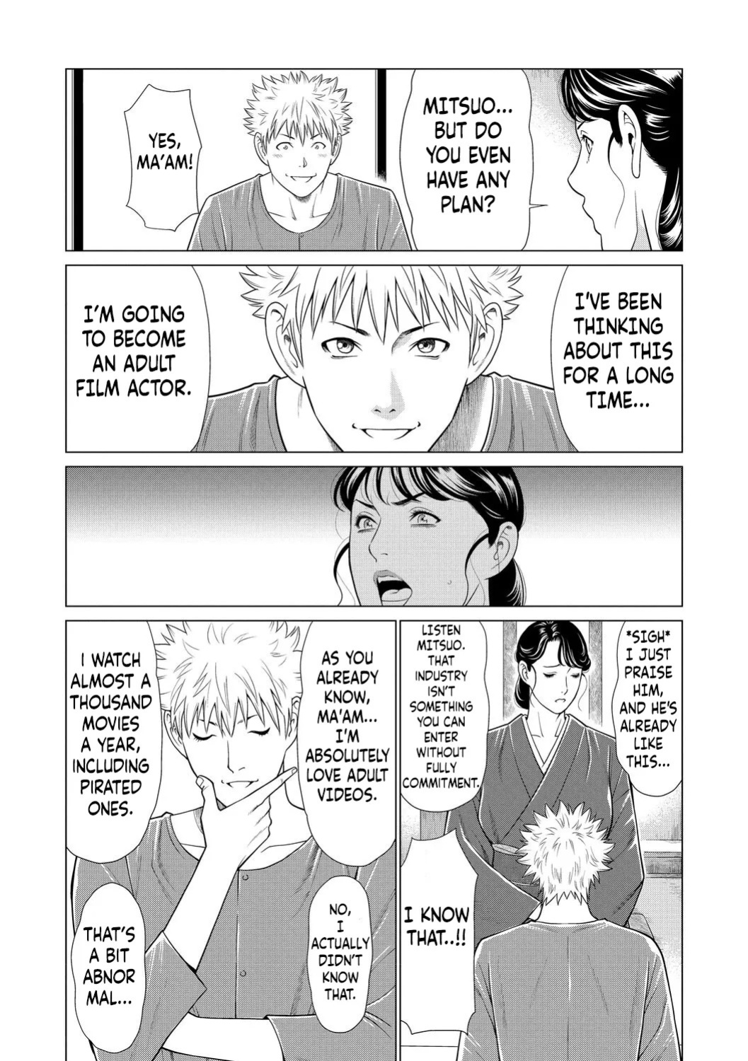 [Takasugi Kou] Mitsuo And Madam Boss Story (Fratina Jukujo) [English]