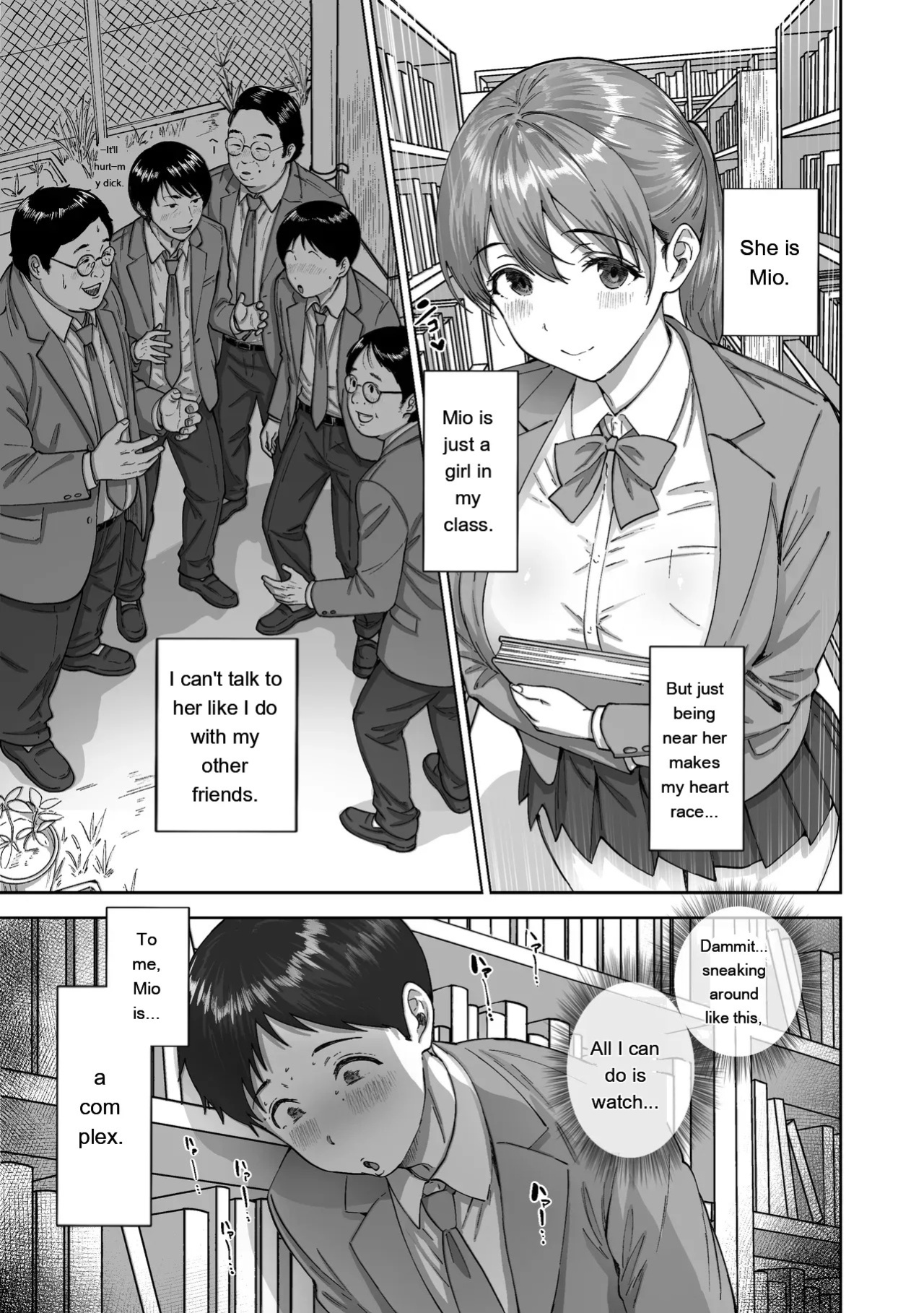 [Himan Boy (Ka-kun)] Nige Chin Complex ~Aza to Kyonyuu Joshi no Chouhatsu ni Bokki Kakushi Nigeta Zako ww~ [English] [MTL]
