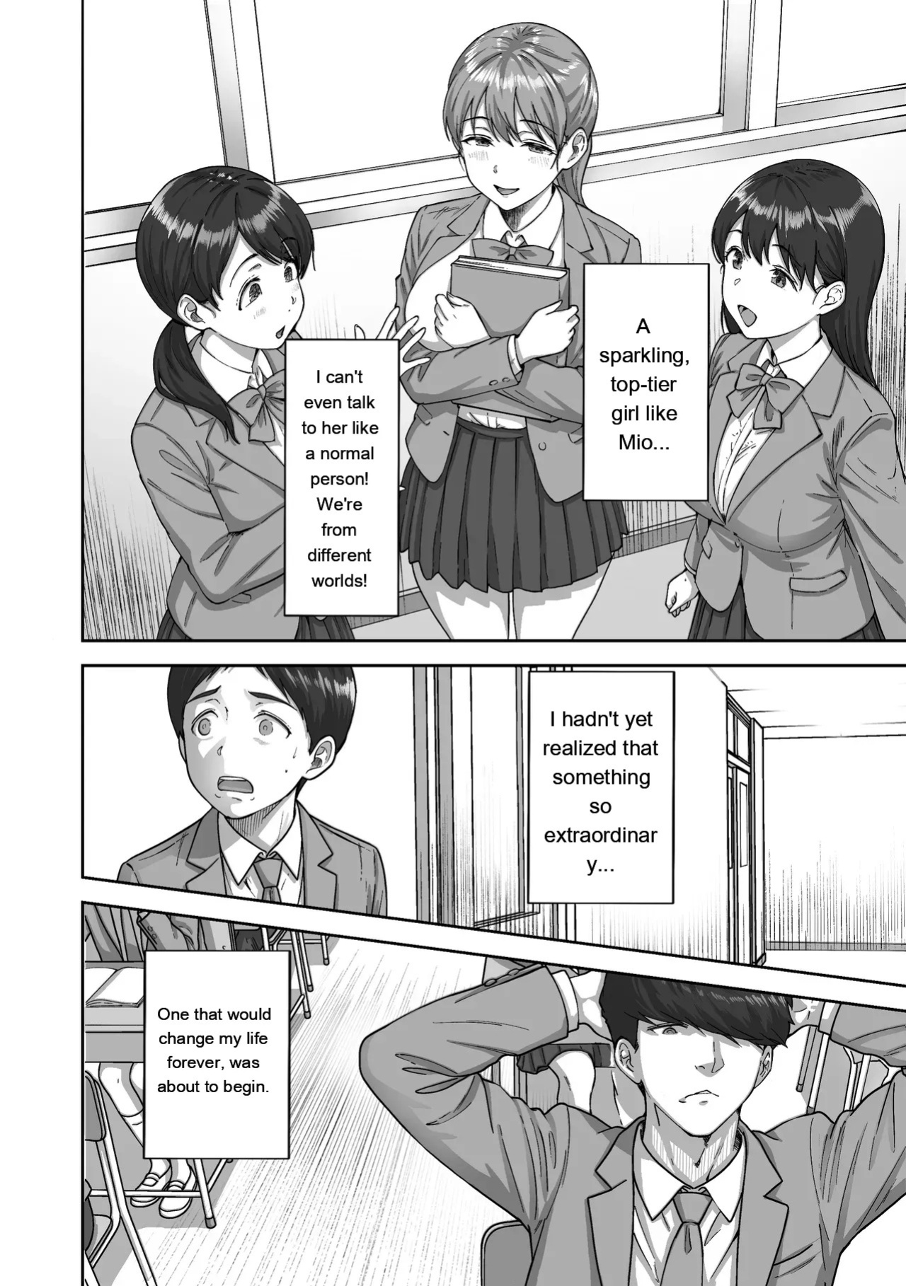 [Himan Boy (Ka-kun)] Nige Chin Complex ~Aza to Kyonyuu Joshi no Chouhatsu ni Bokki Kakushi Nigeta Zako ww~ [English] [MTL]