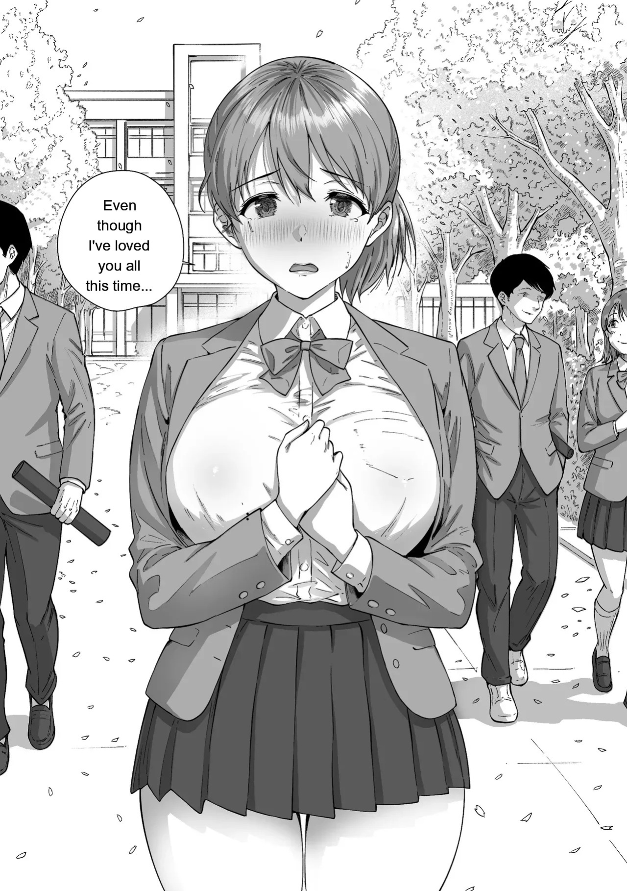 [Himan Boy (Ka-kun)] Nige Chin Complex ~Aza to Kyonyuu Joshi no Chouhatsu ni Bokki Kakushi Nigeta Zako ww~ [English] [MTL]