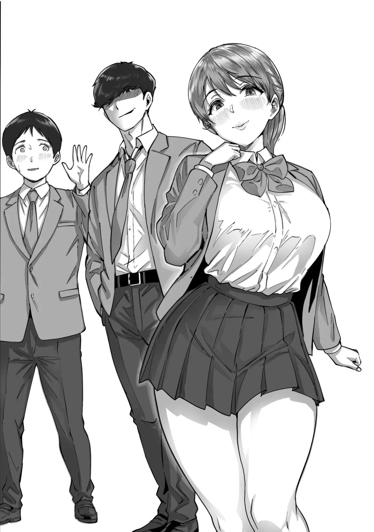 [Himan Boy (Ka-kun)] Nige Chin Complex ~Aza to Kyonyuu Joshi no Chouhatsu ni Bokki Kakushi Nigeta Zako ww~ [English] [MTL]