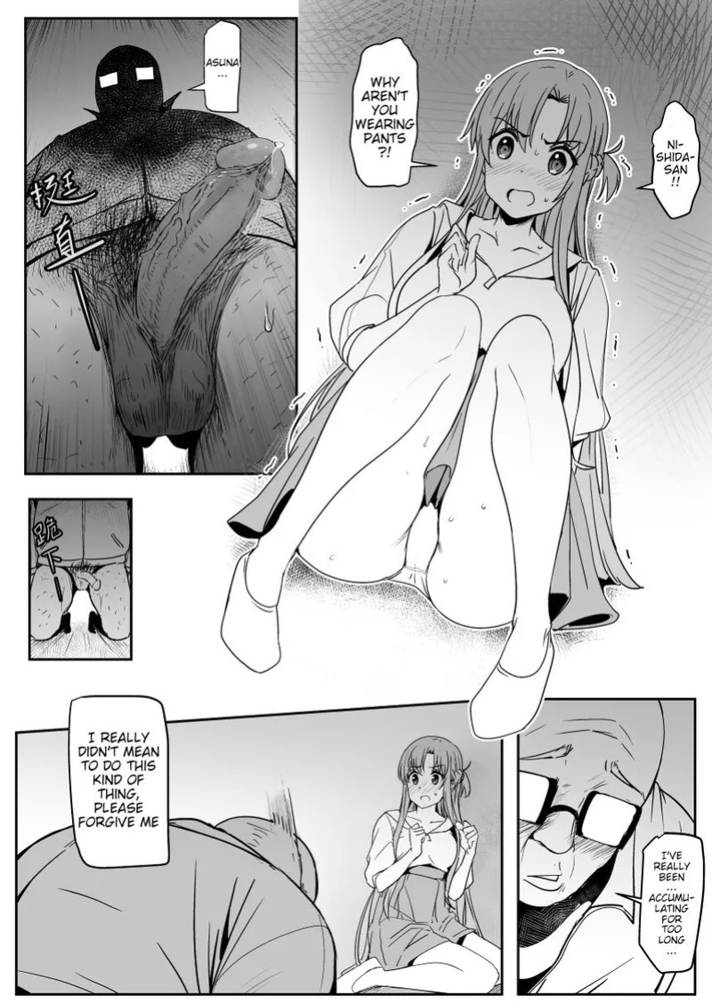 [Oninarasu] Asuna - Nishida 2 (Sword Art Online) [English] (Decensored)